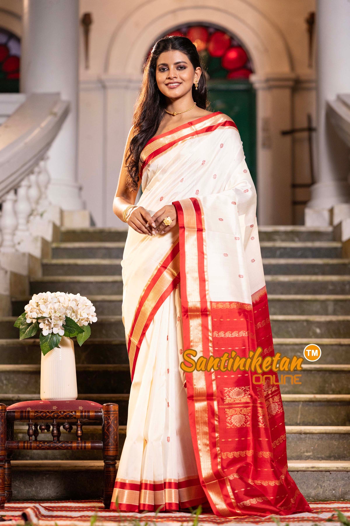 Pure Garad Silk Saree with Blouse SN2631899