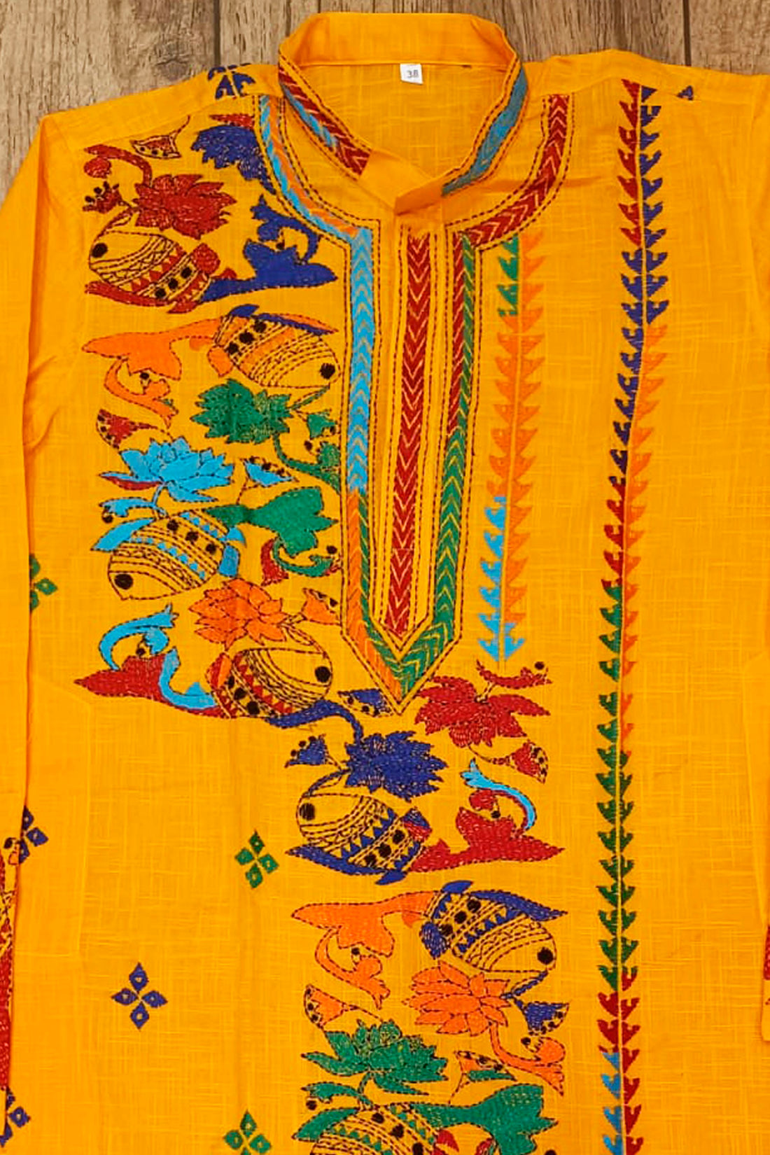 Cotton Kantha Stitch (Hand Embroidery) Panjabi