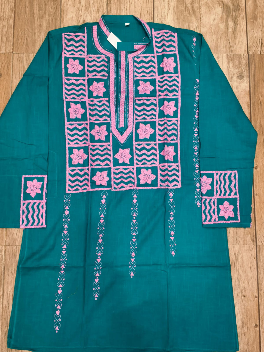 Cotton Kantha Stitch (Hand Embroidery) Panjabi