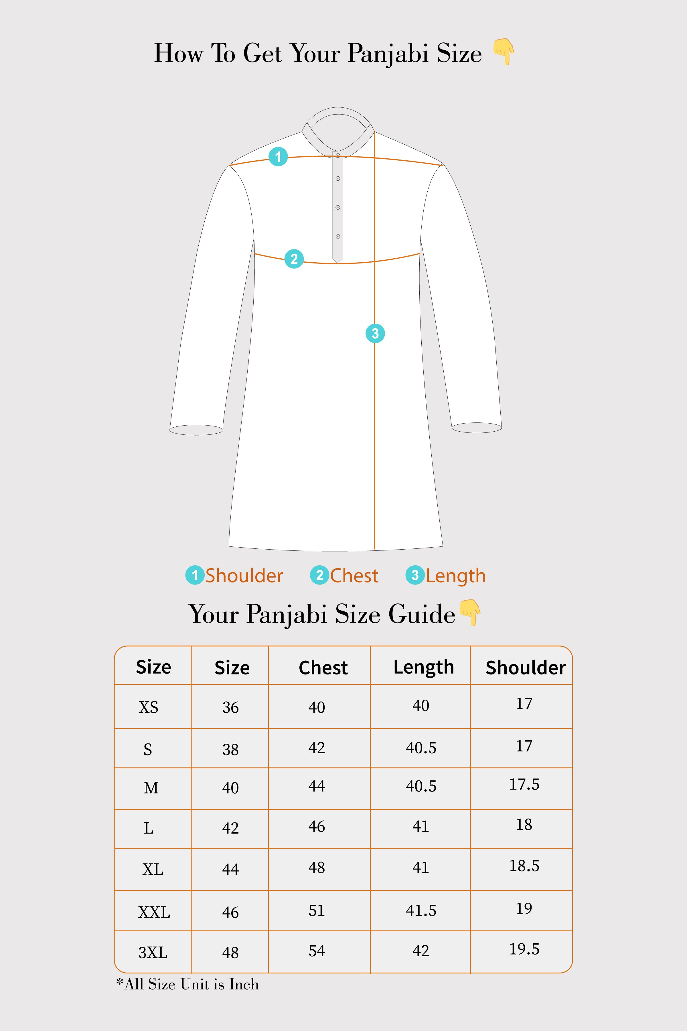 White Color Cotton with Jamdani Patch Work Panjabi