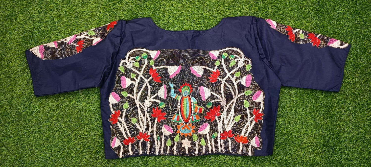 Kantha Stitch Blouse SN2023WP018