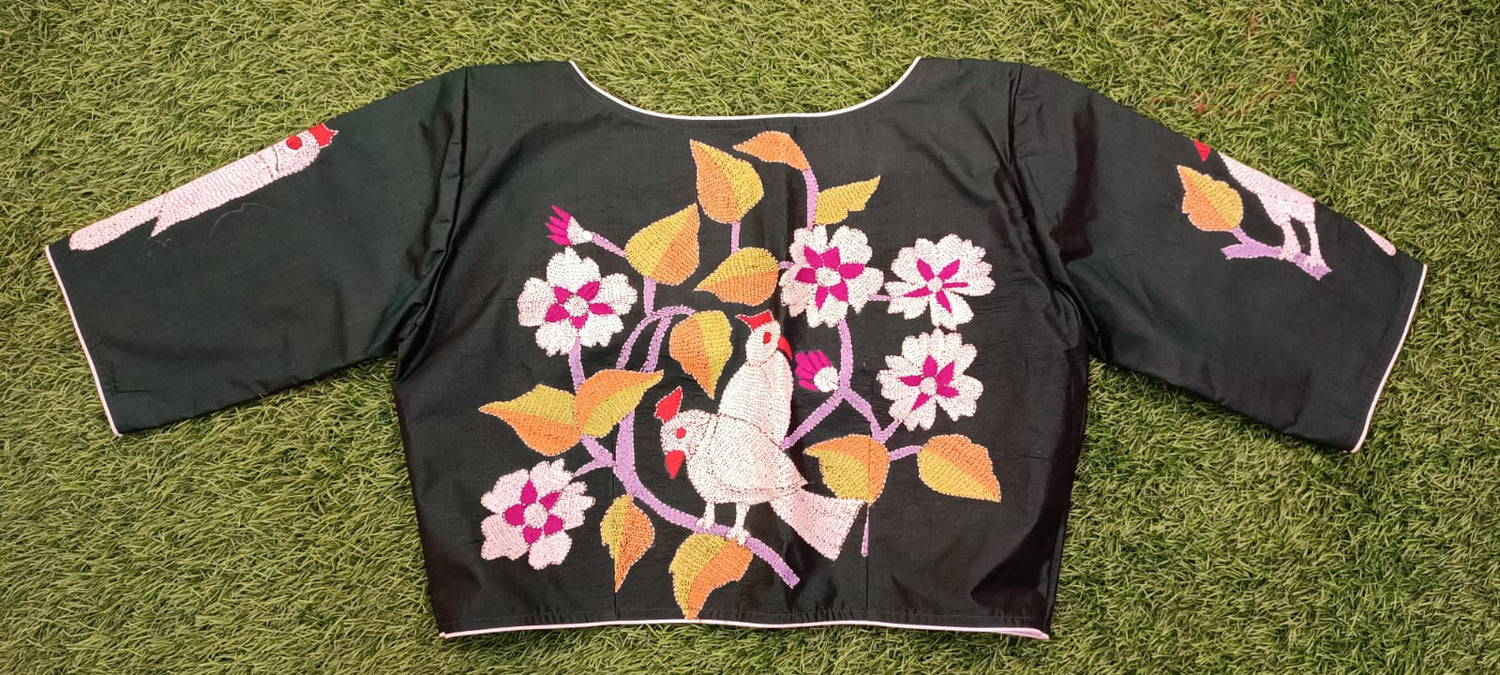 Kantha Stitch Blouse SN2023WP021