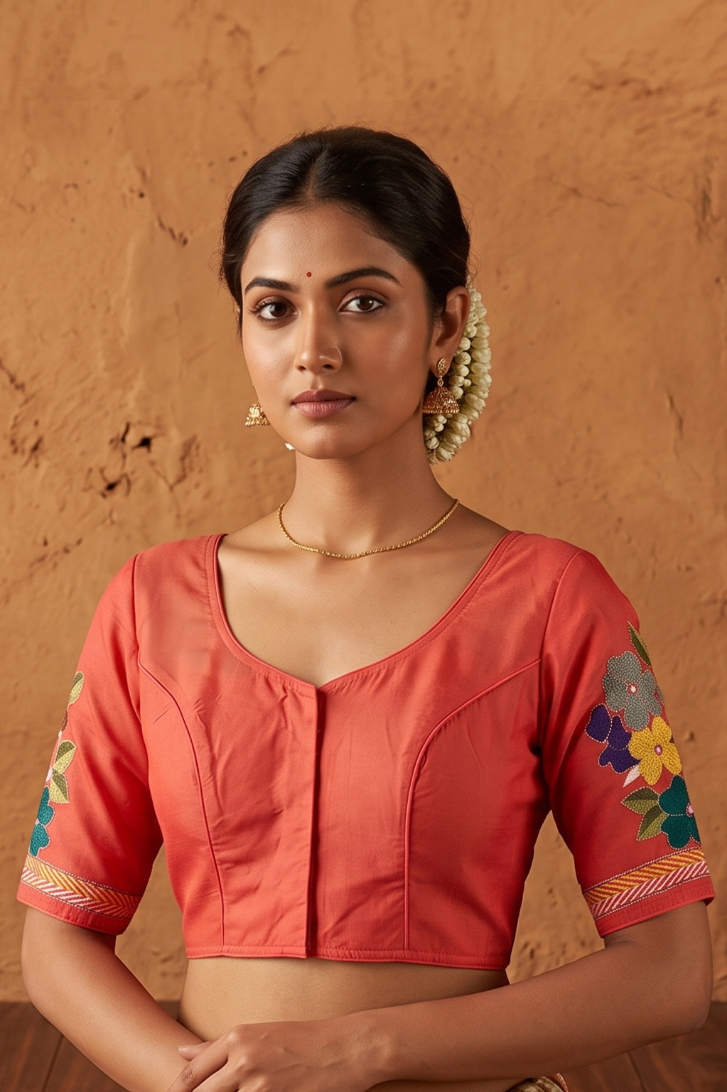 Kantha Stitch Blouse SN2023WP026