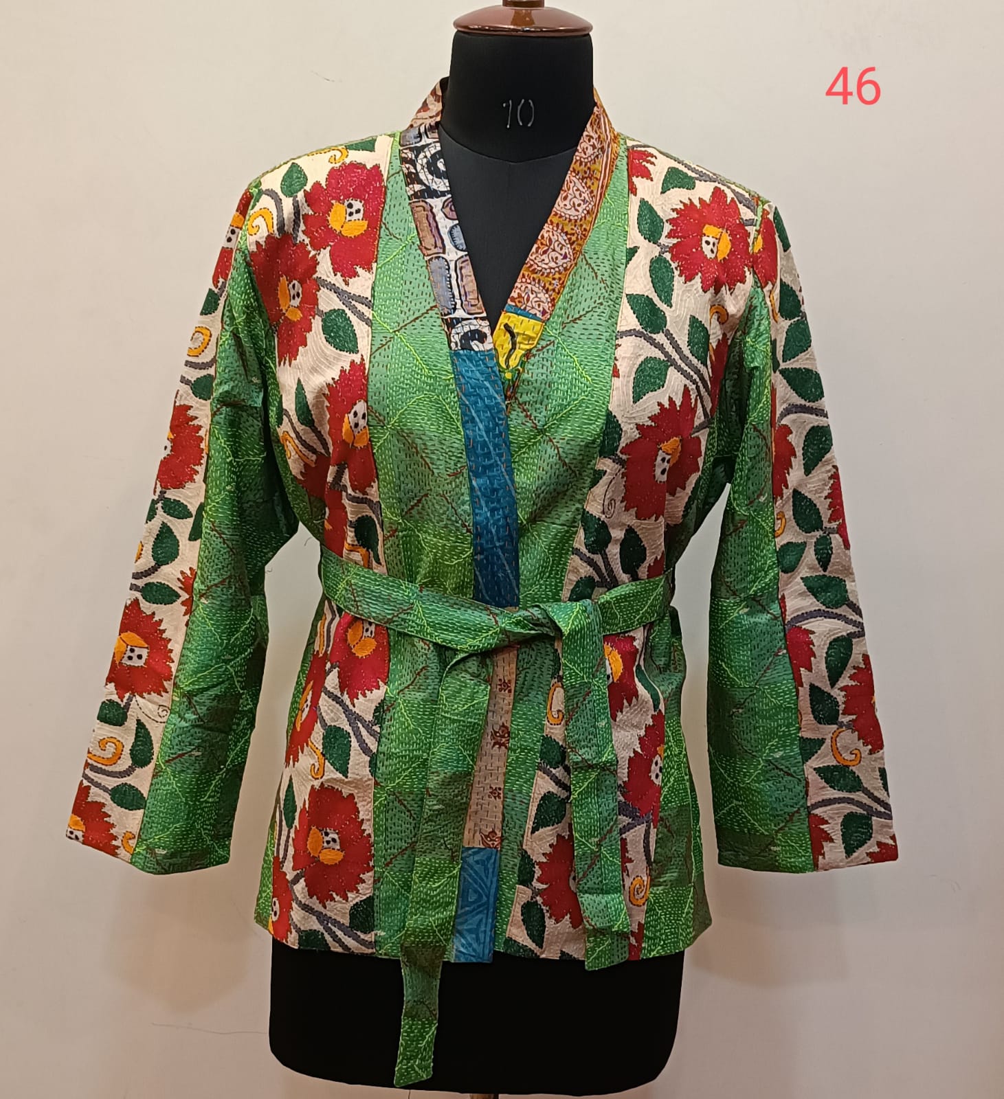 Tussar Kantha Stitch Women&
