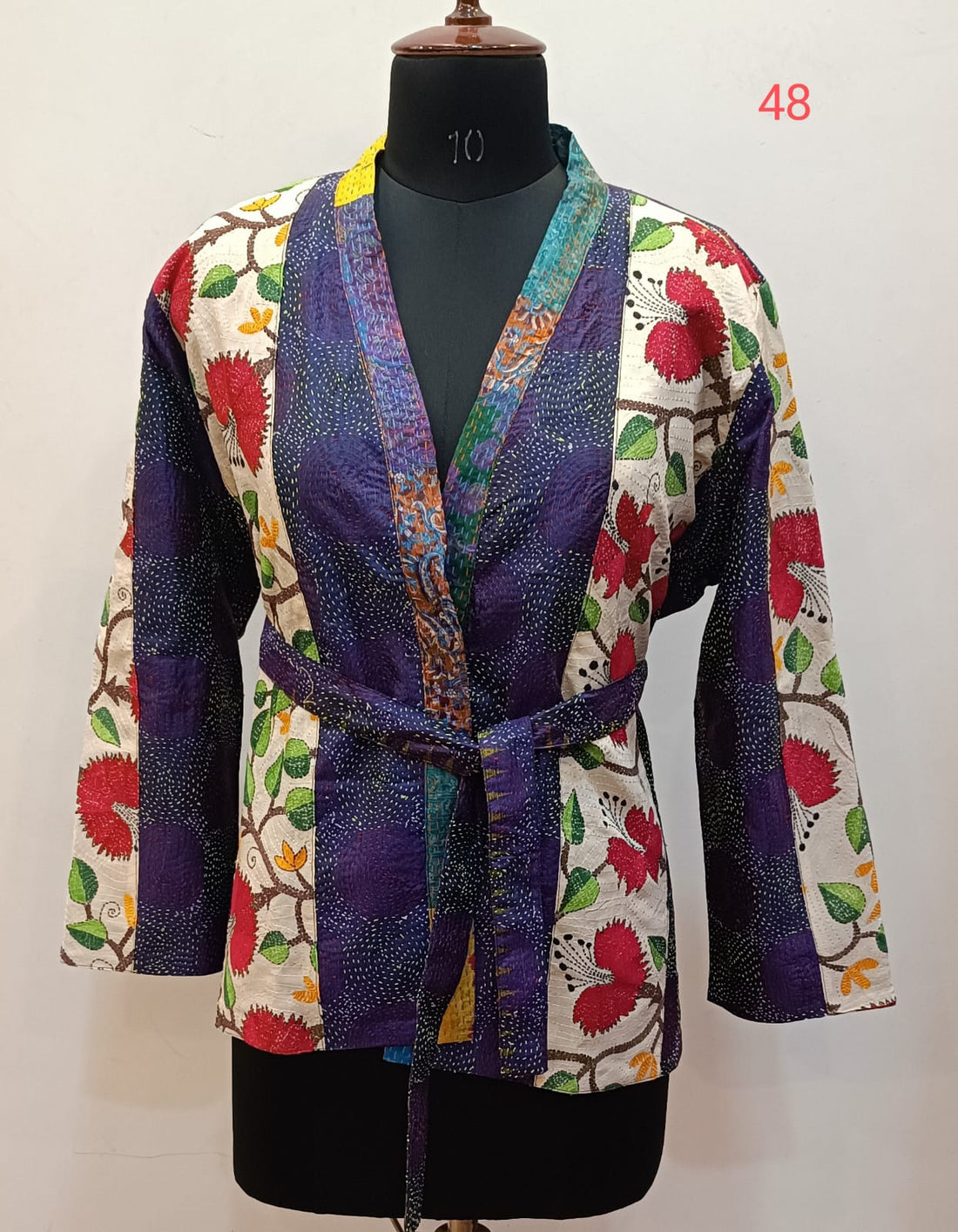 Tussar Kantha Stitch Women&