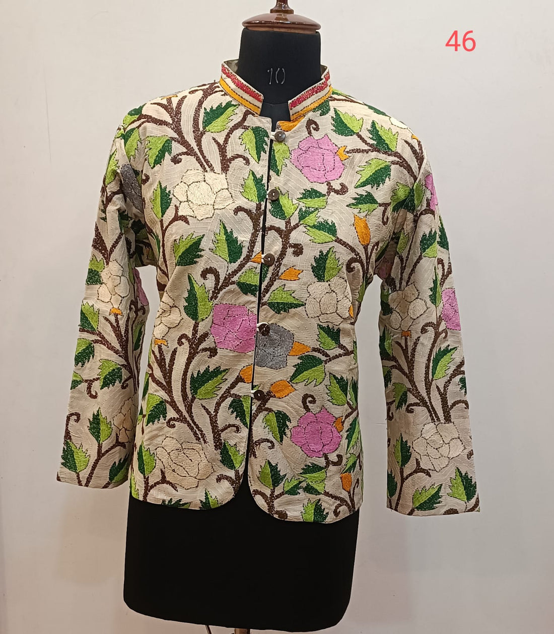 Tussar Kantha Stitch Women&