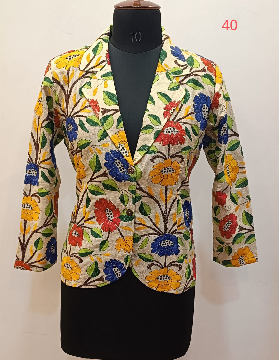 Tussar Kantha Stitch Women&