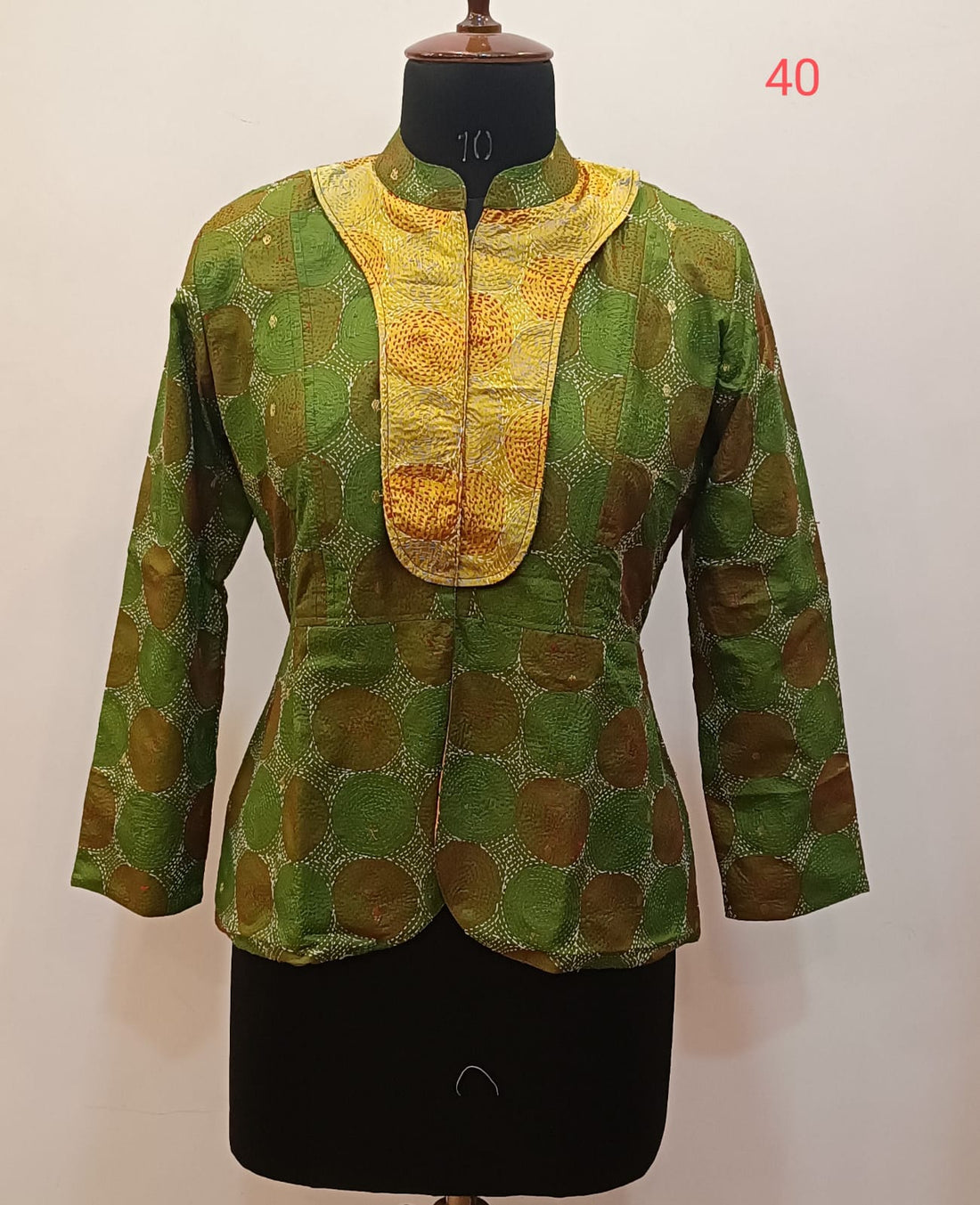 Tussar Kantha Stitch Women&