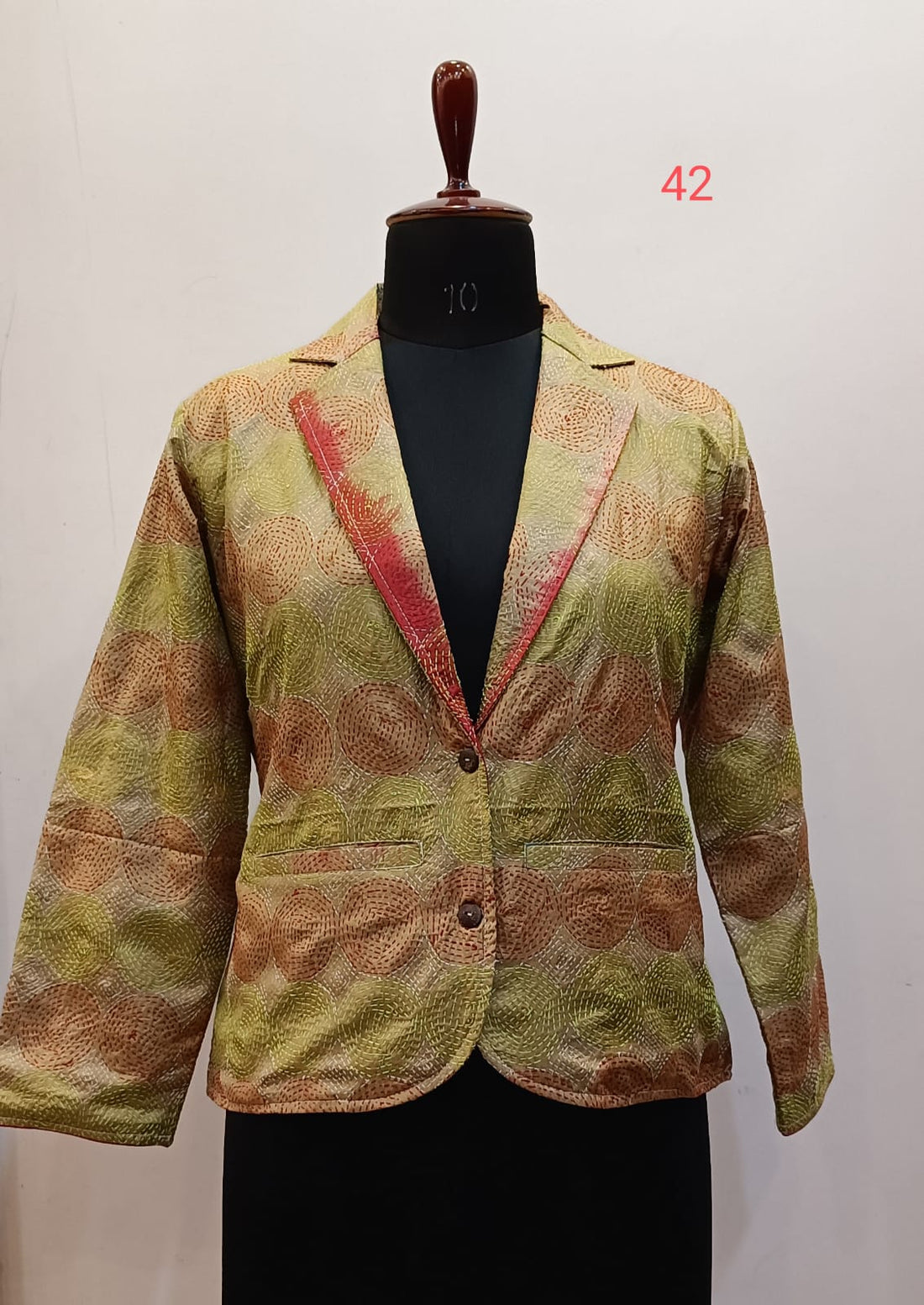 Tussar Kantha Stitch Women&