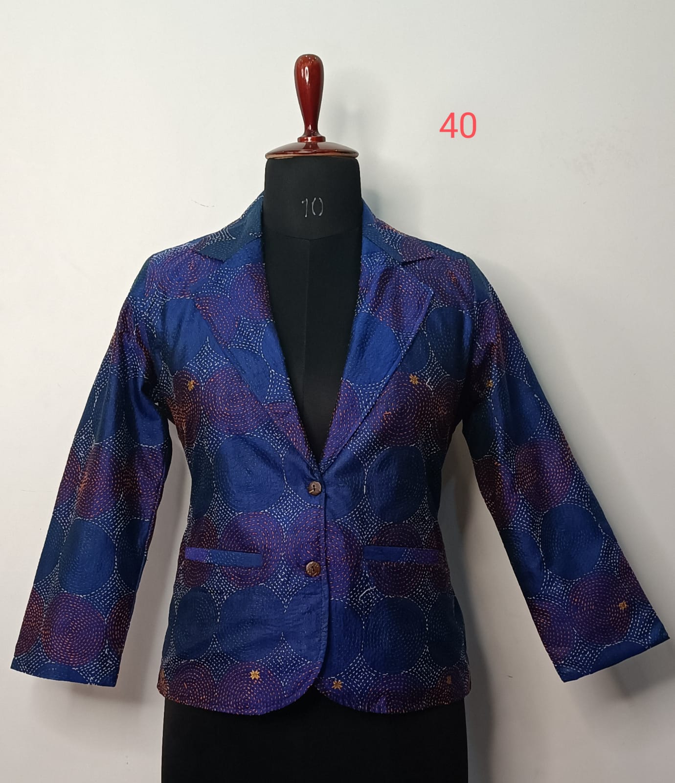 Tussar Kantha Stitch Women&