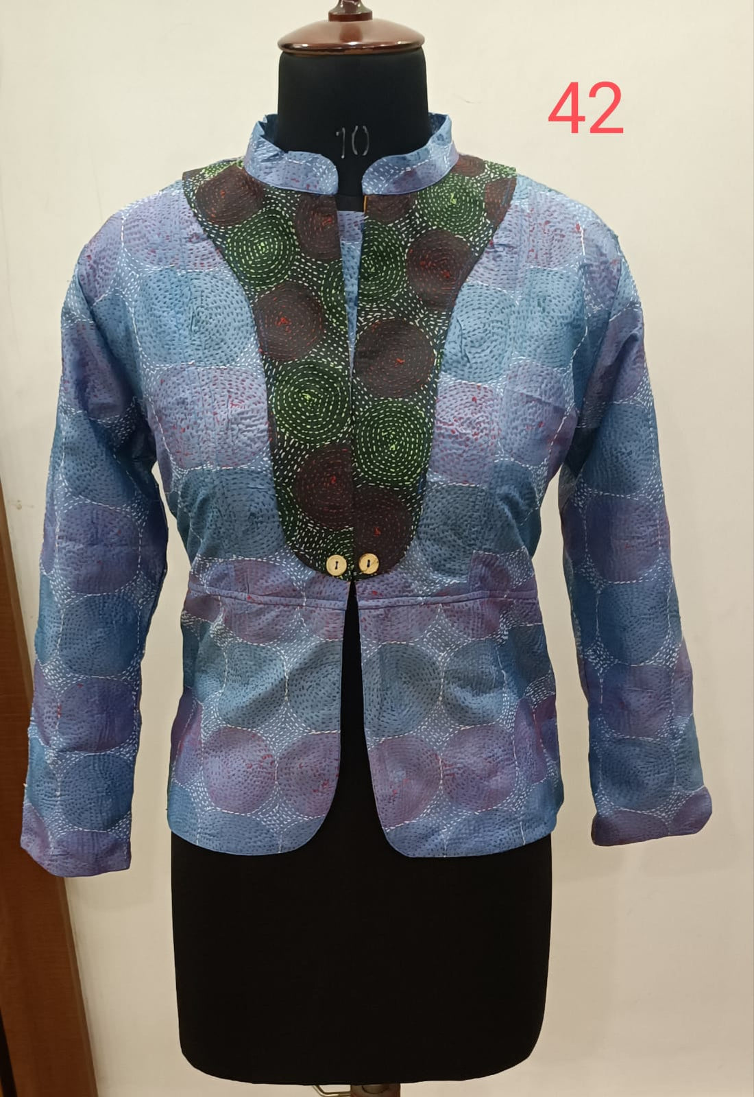 Tussar Kantha Stitch Women&