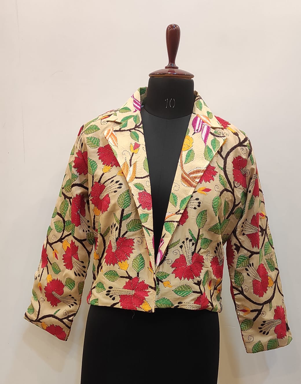 Tussar Kantha Stitch Women&