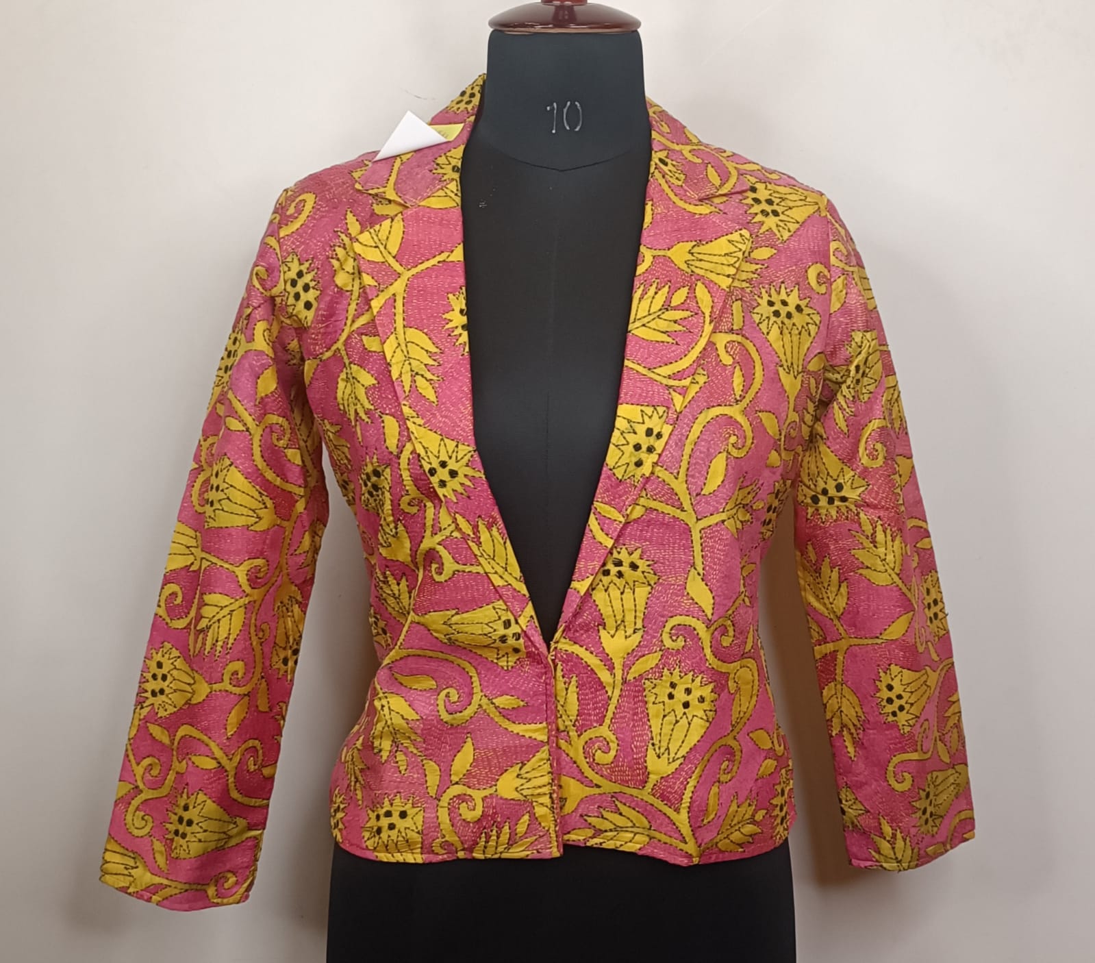 Pure Bangalore Silk Kantha Stitch Women&