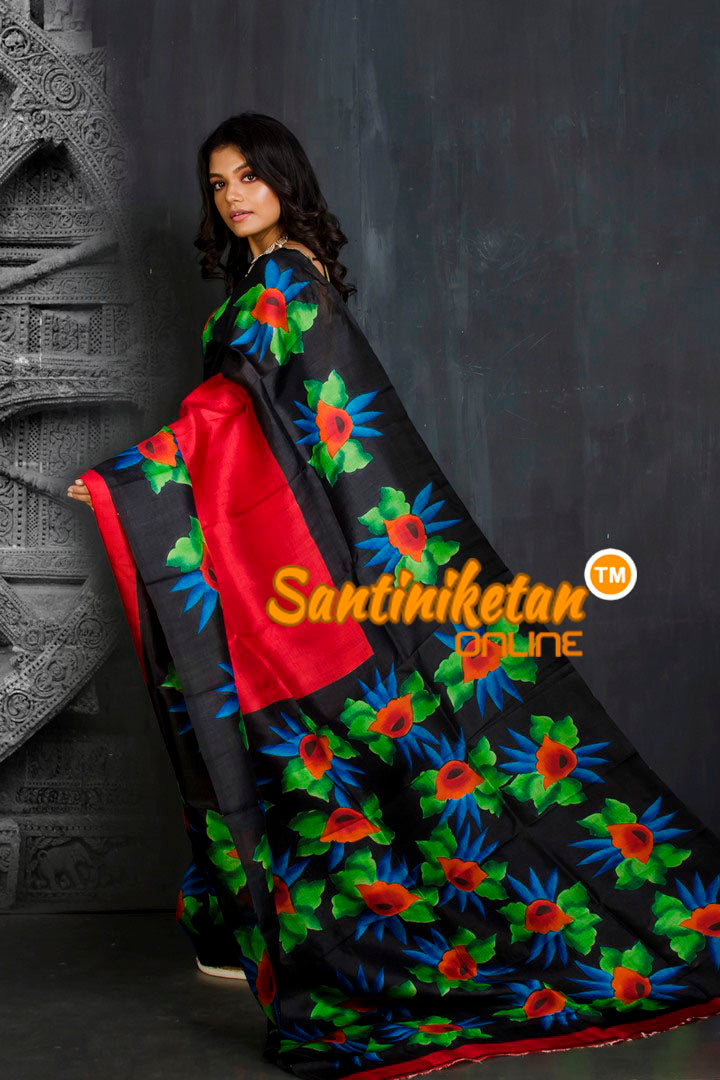 Hand Made Design On Murshidabad Silk SN20201926