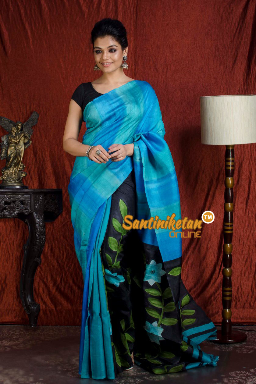 Hand Made Design On Murshidabad Silk SN20203973