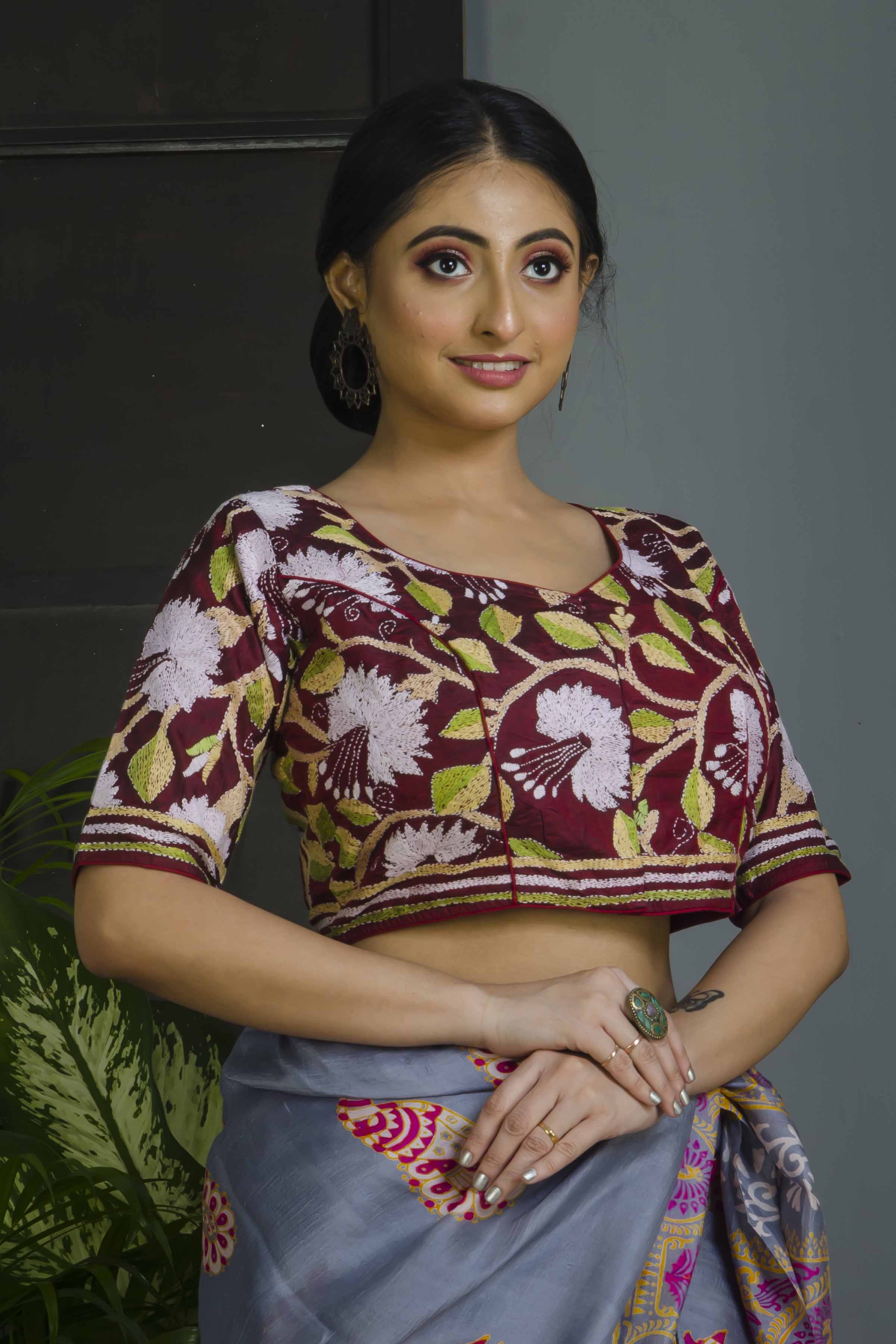 Kantha Stitch Blouse SN20224331