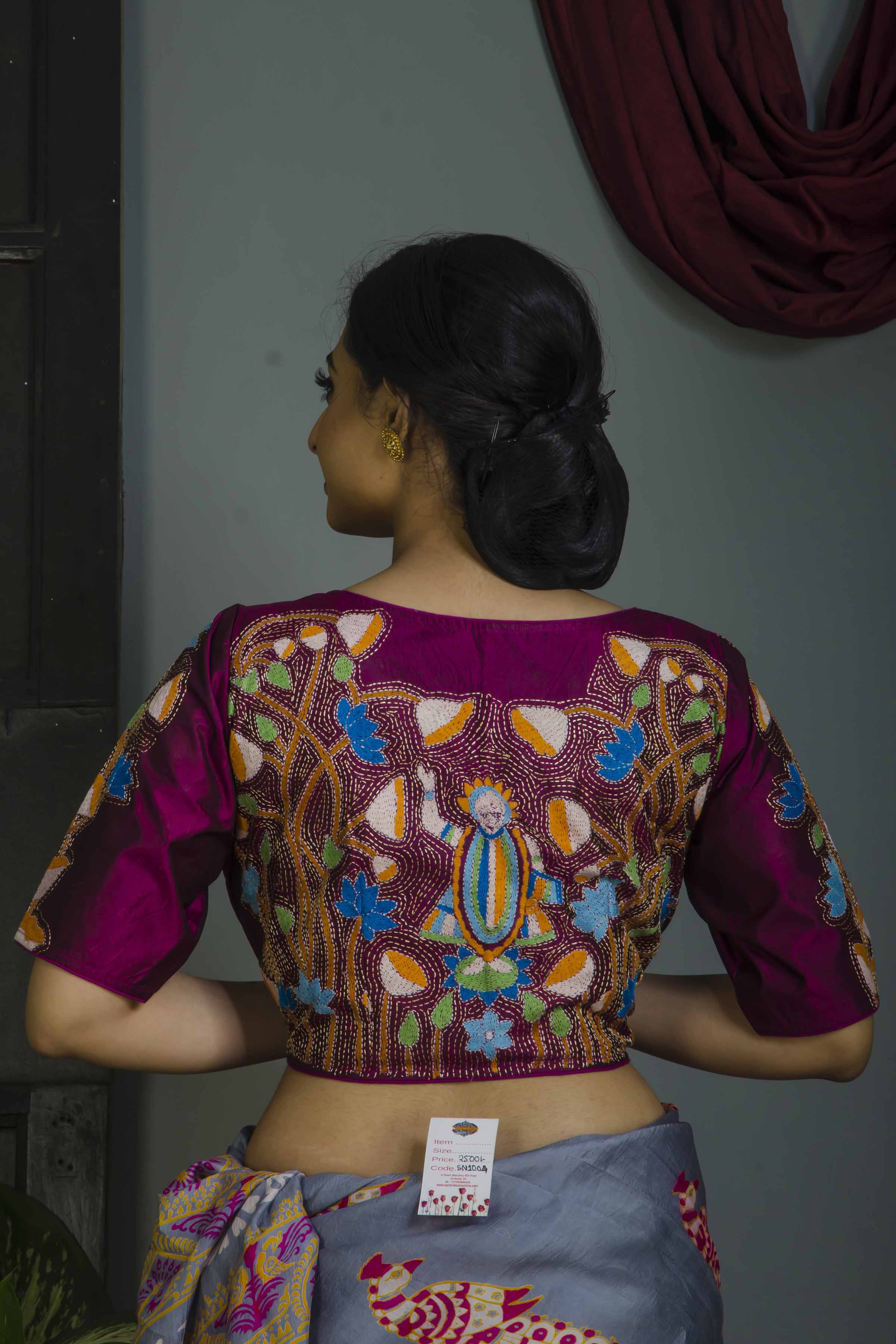 Kantha Stitch Blouse SN20224438