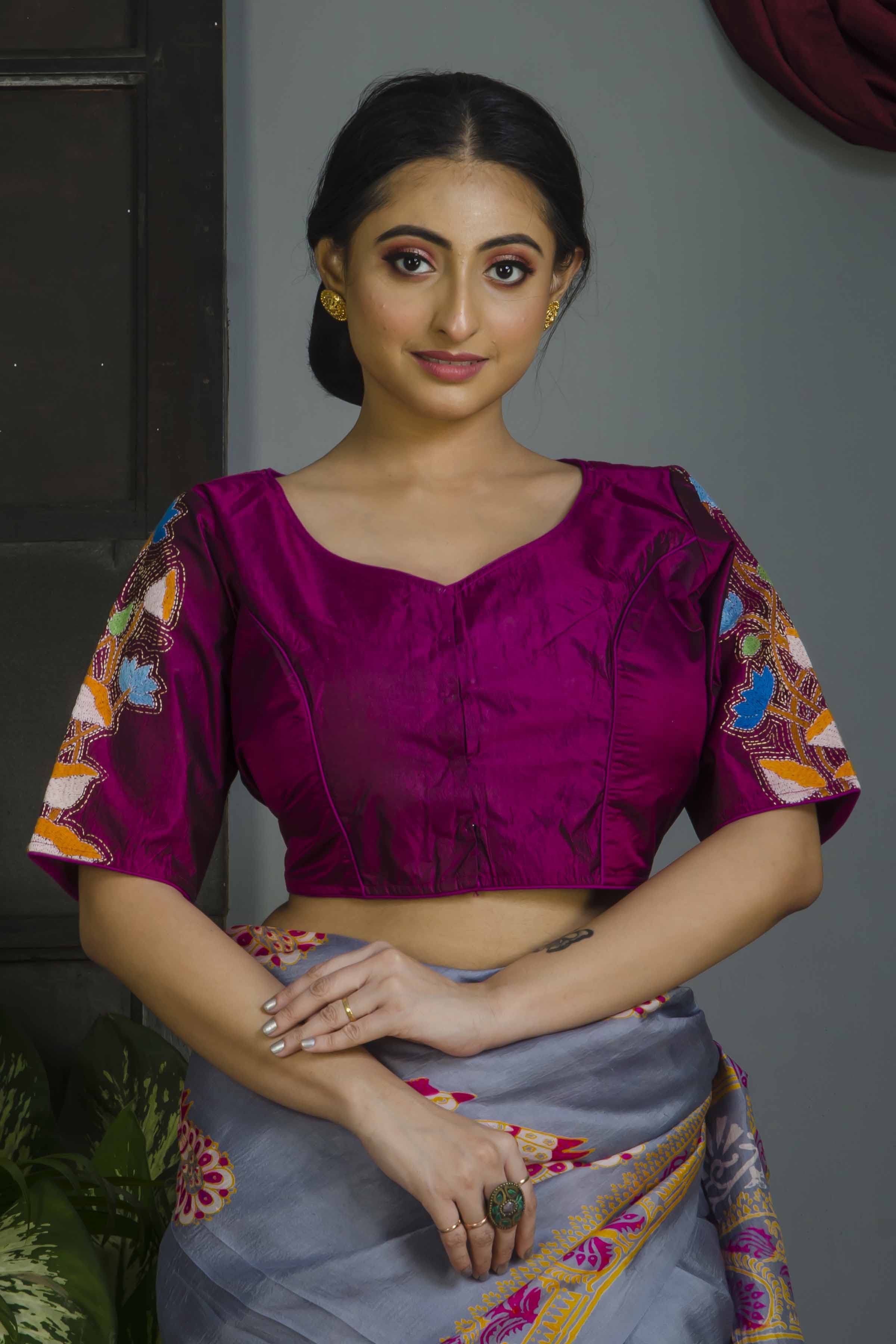 Kantha Stitch Blouse SN20224438