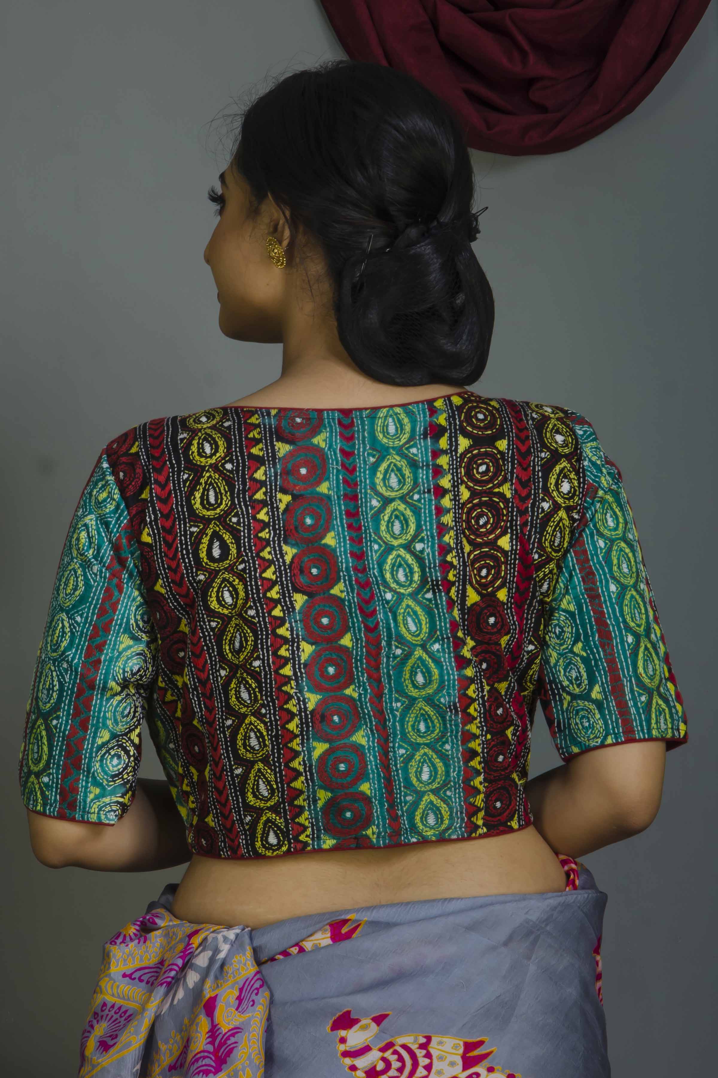 Tussar Kantha Stitch Blouse SN20224485