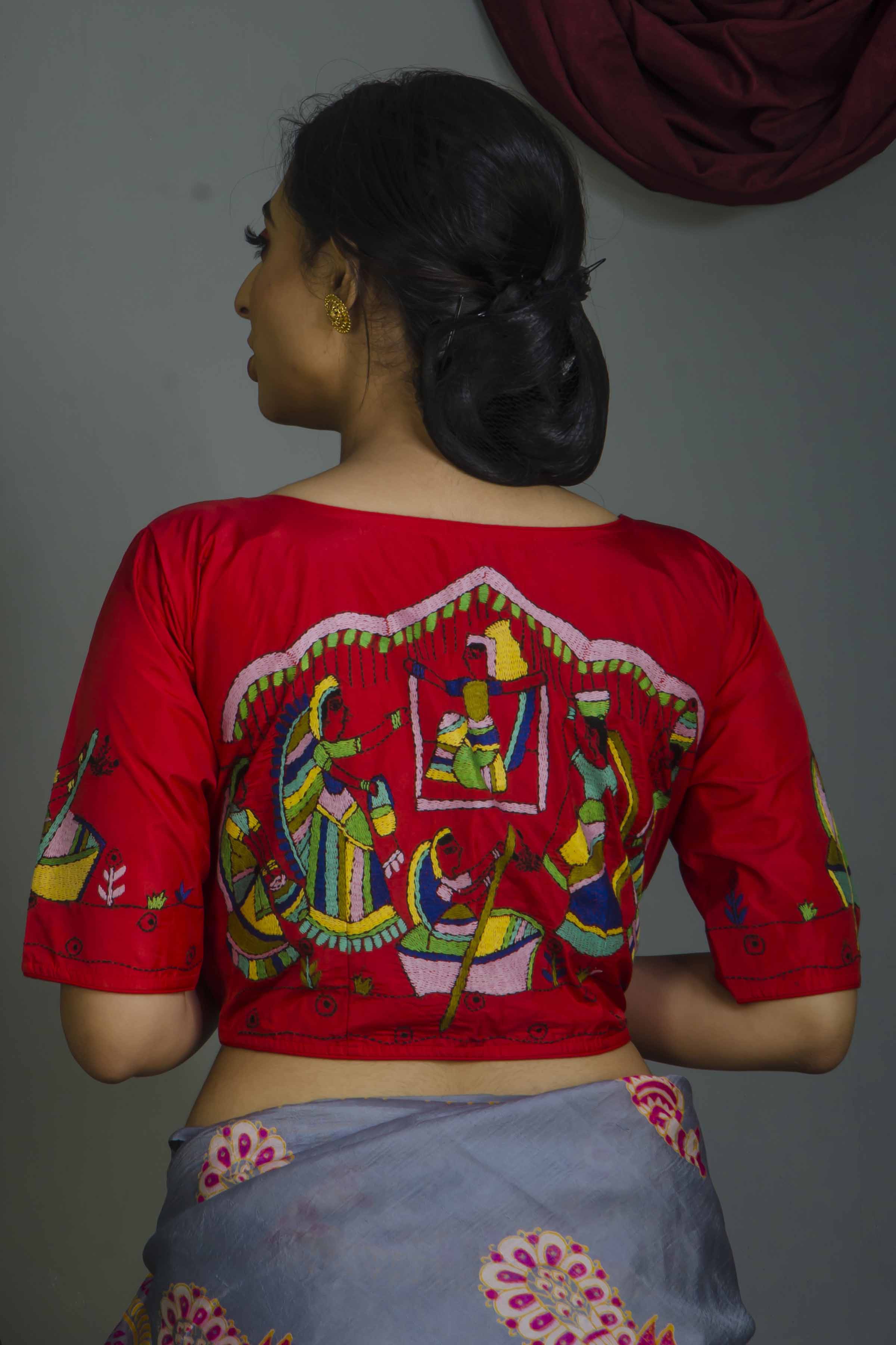 Kantha Stitch Blouse SN20224512