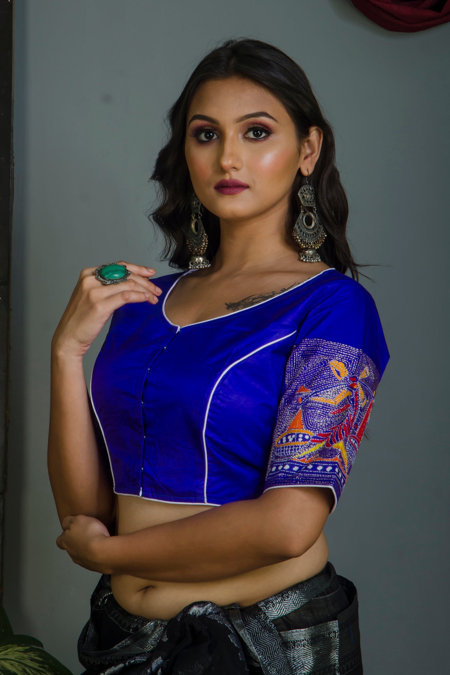 Kantha Stitch Blouse SN20224581