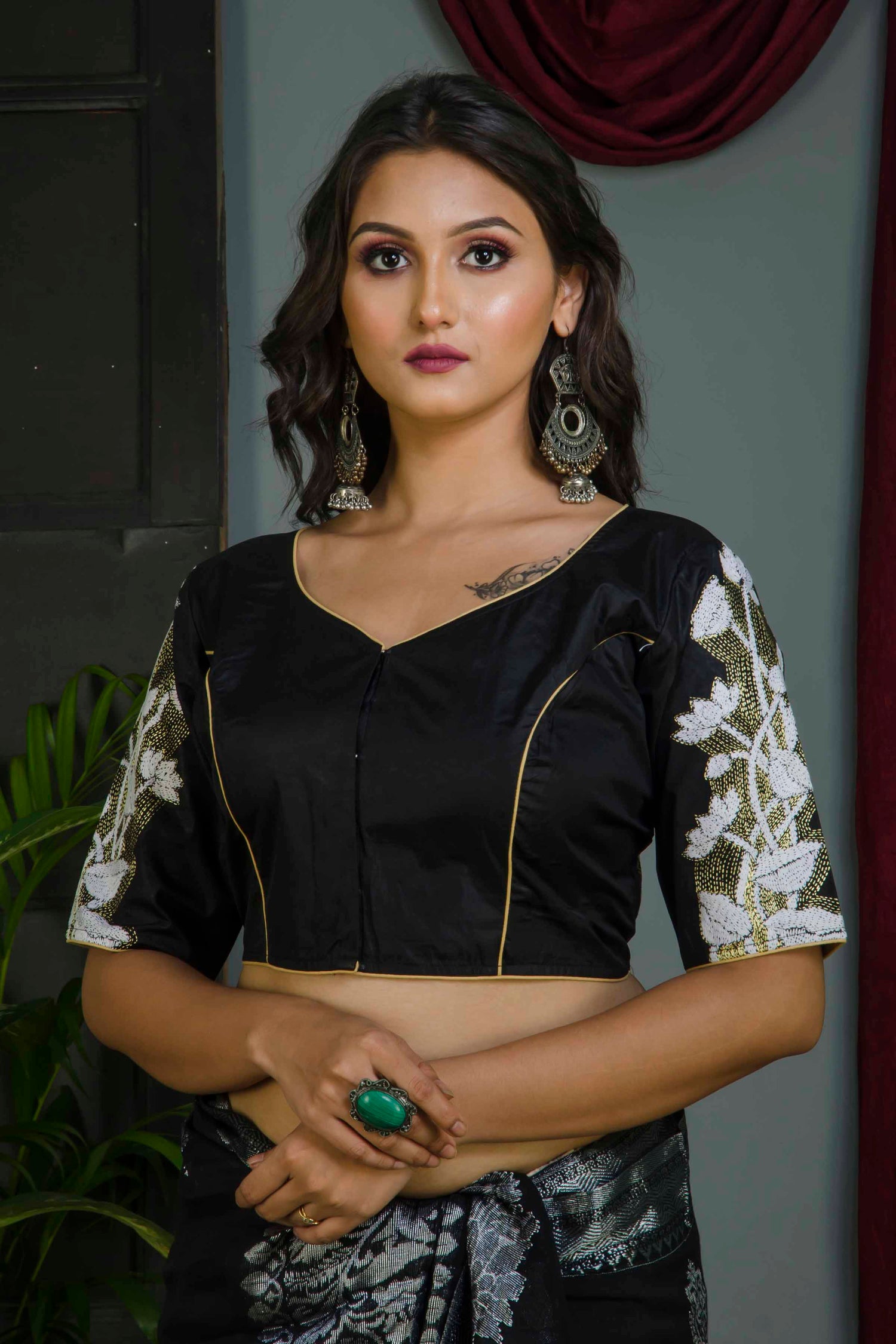 Kantha Stitch Blouse SN20224637