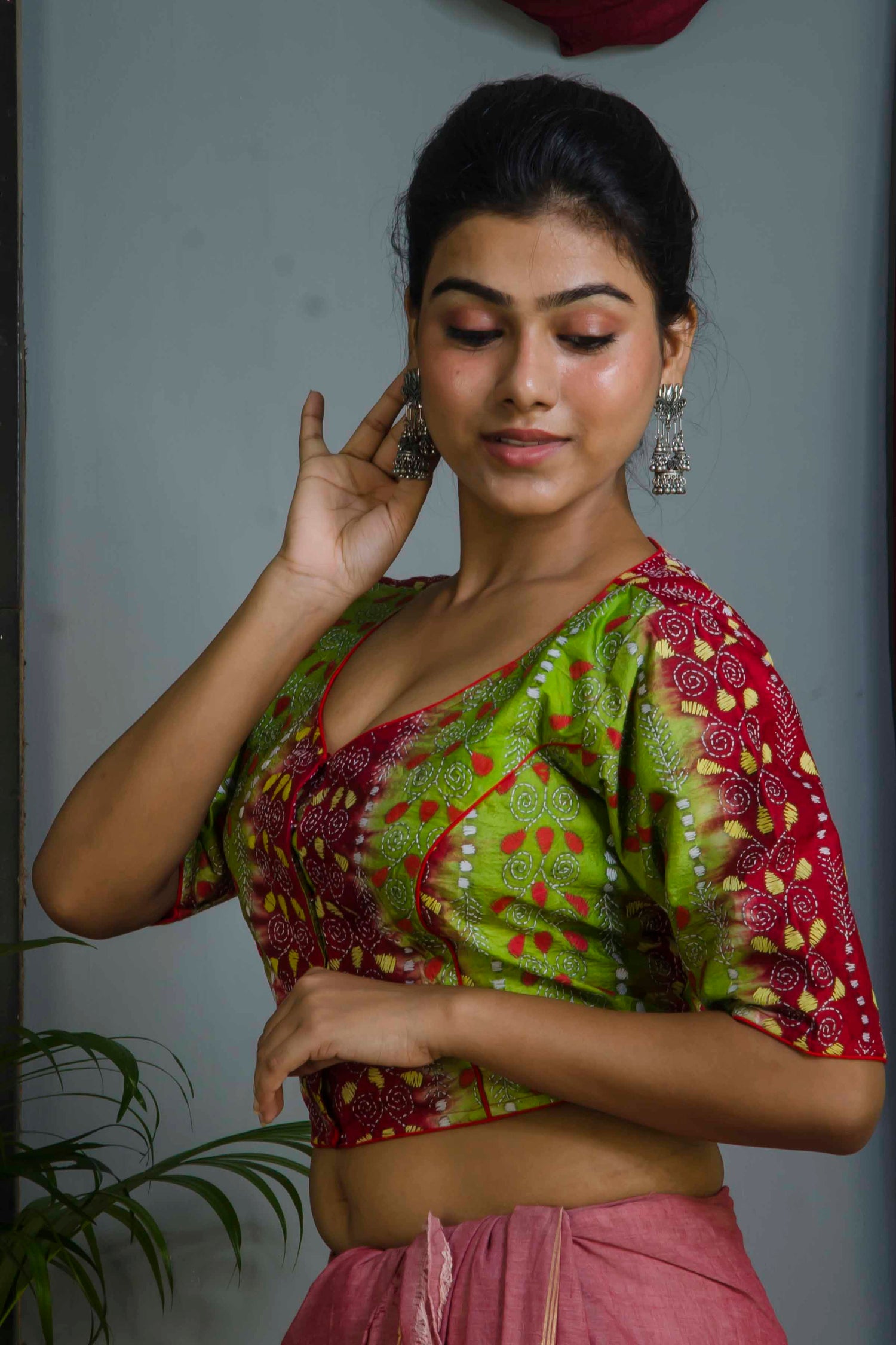 Tussar Kantha Stitch Blouse SN20224773