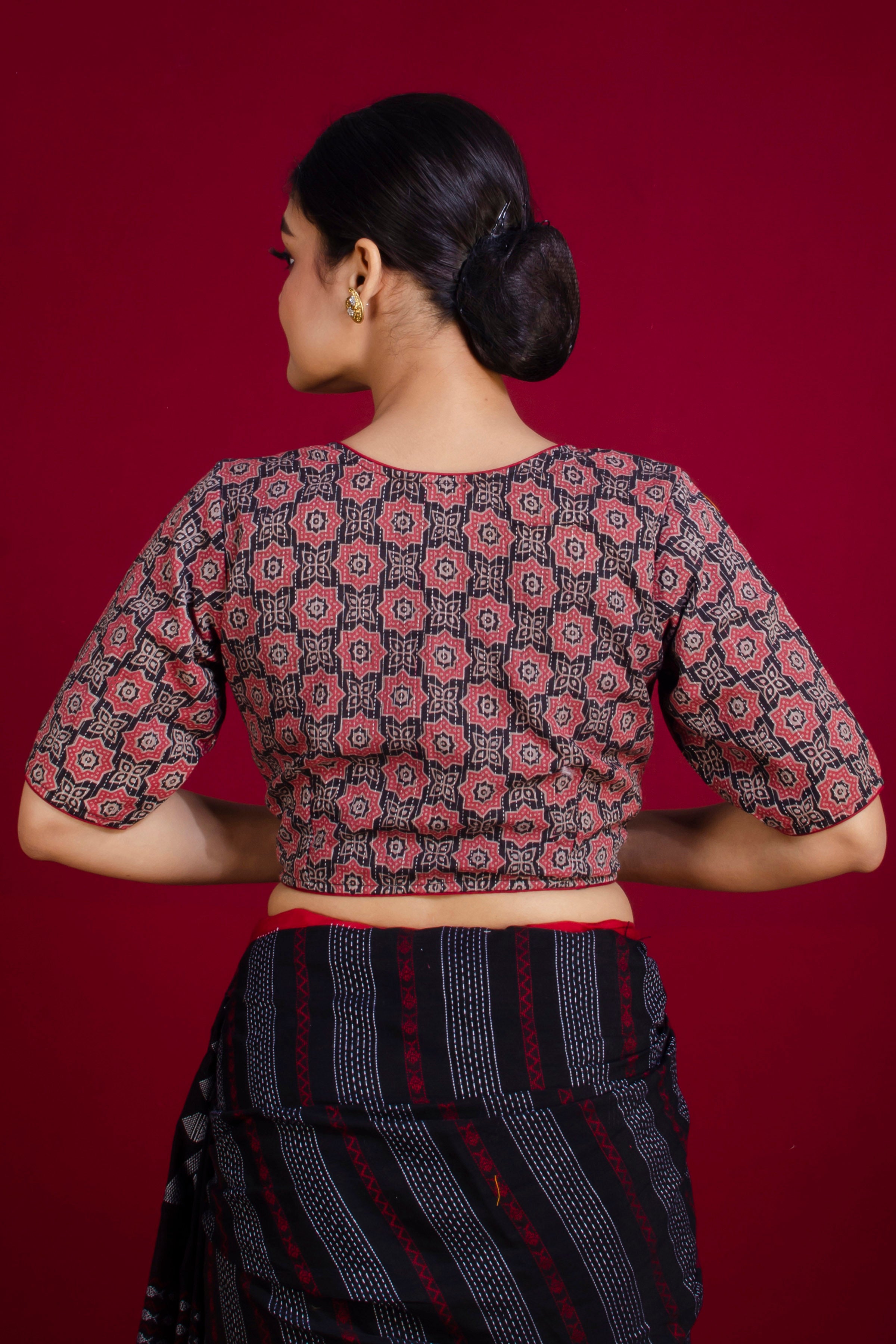 Ajrakh Cotton Blouse SN20225607