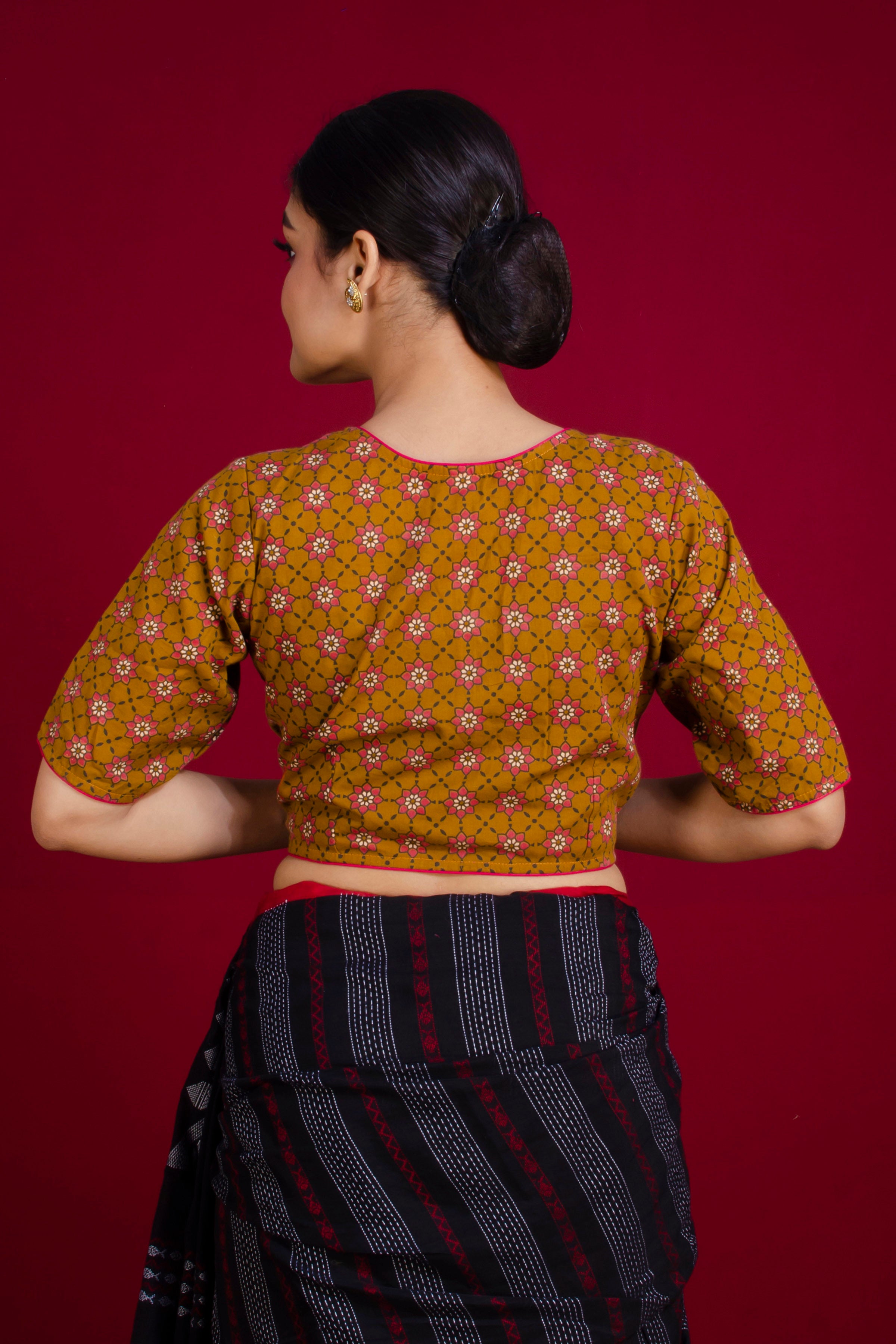 Ajrakh Cotton Blouse SN20225623