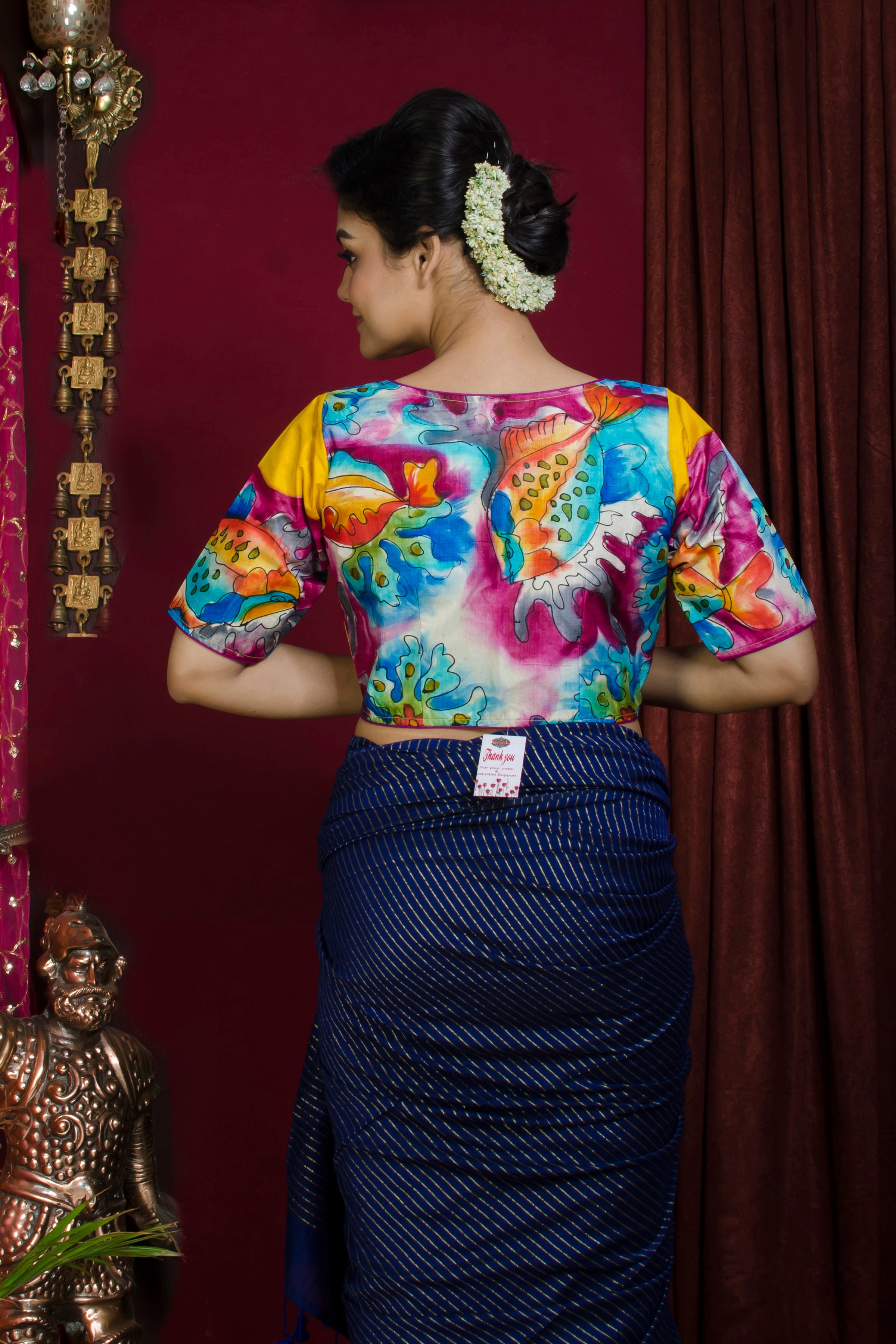 Tussar Hand Batik Blouse SN20227273