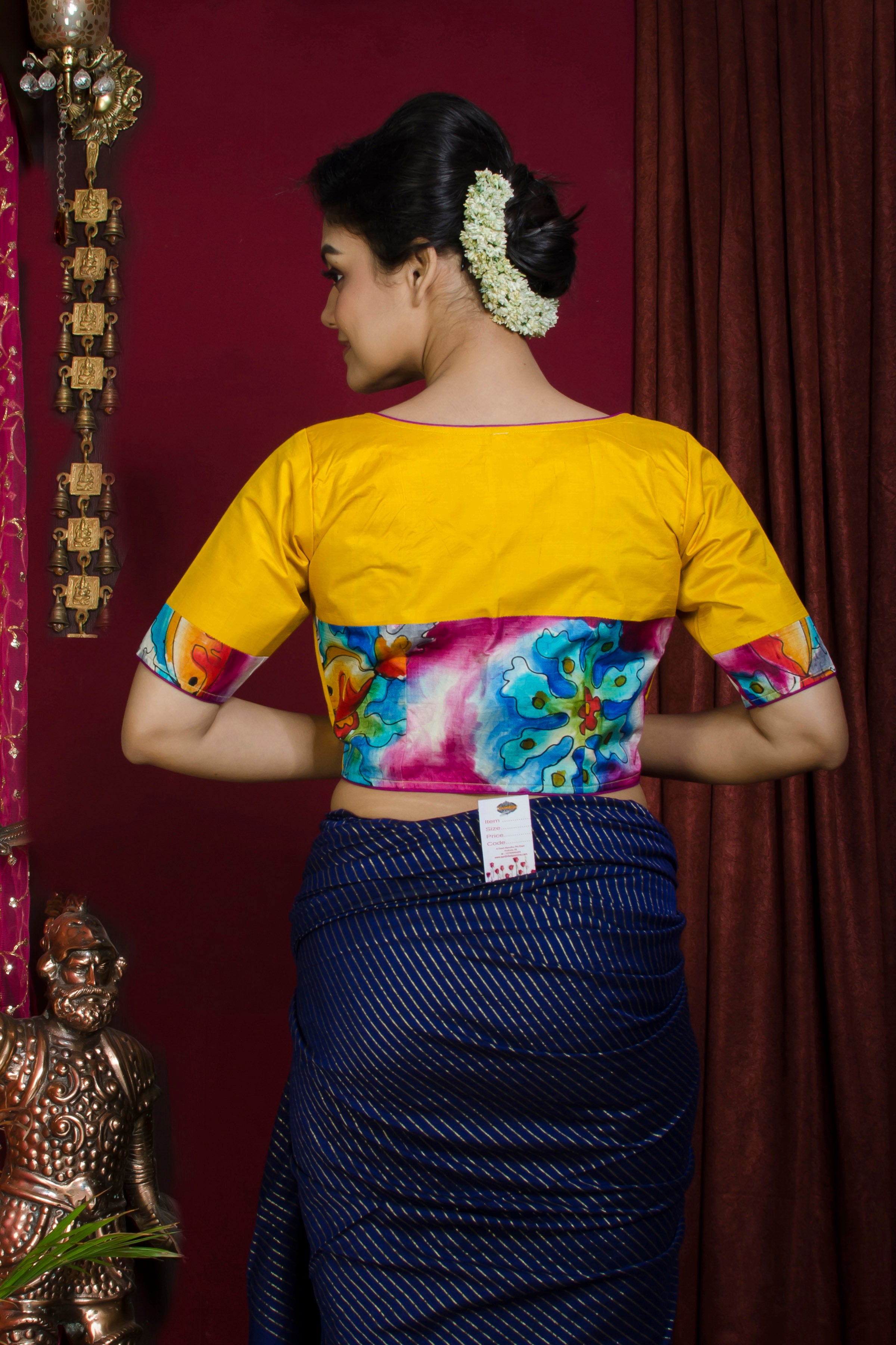 Tussar Hand Batik Blouse SN20227276