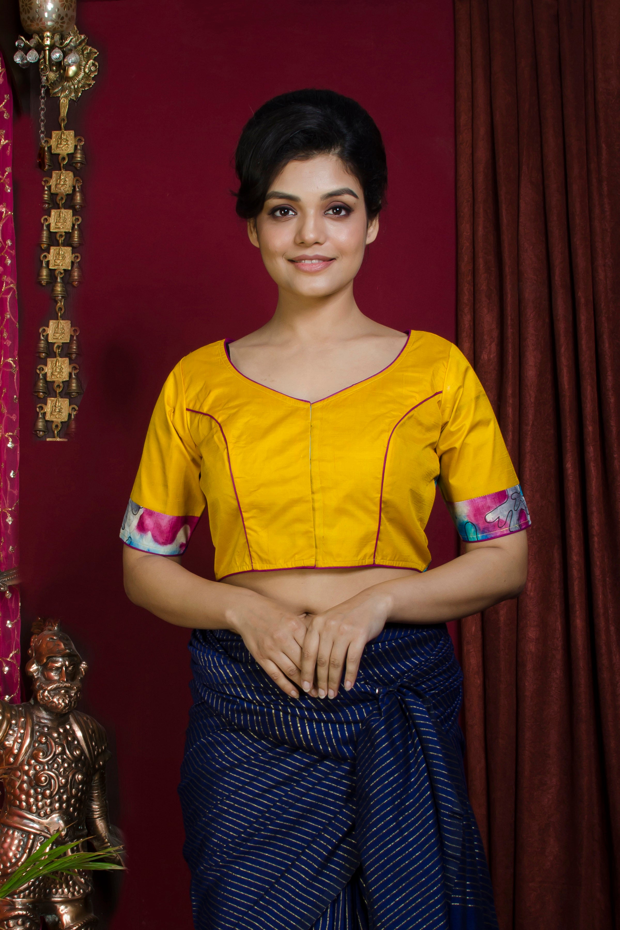 Tussar Hand Batik Blouse SN20227276