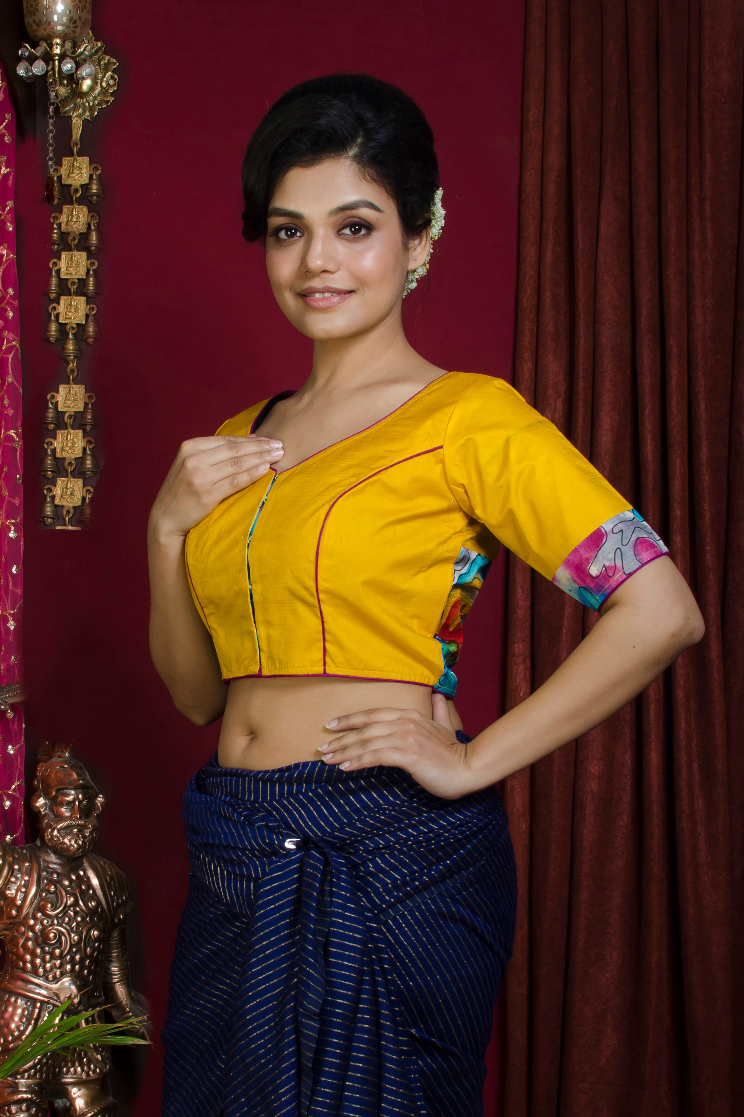Tussar Hand Batik Blouse SN20227276