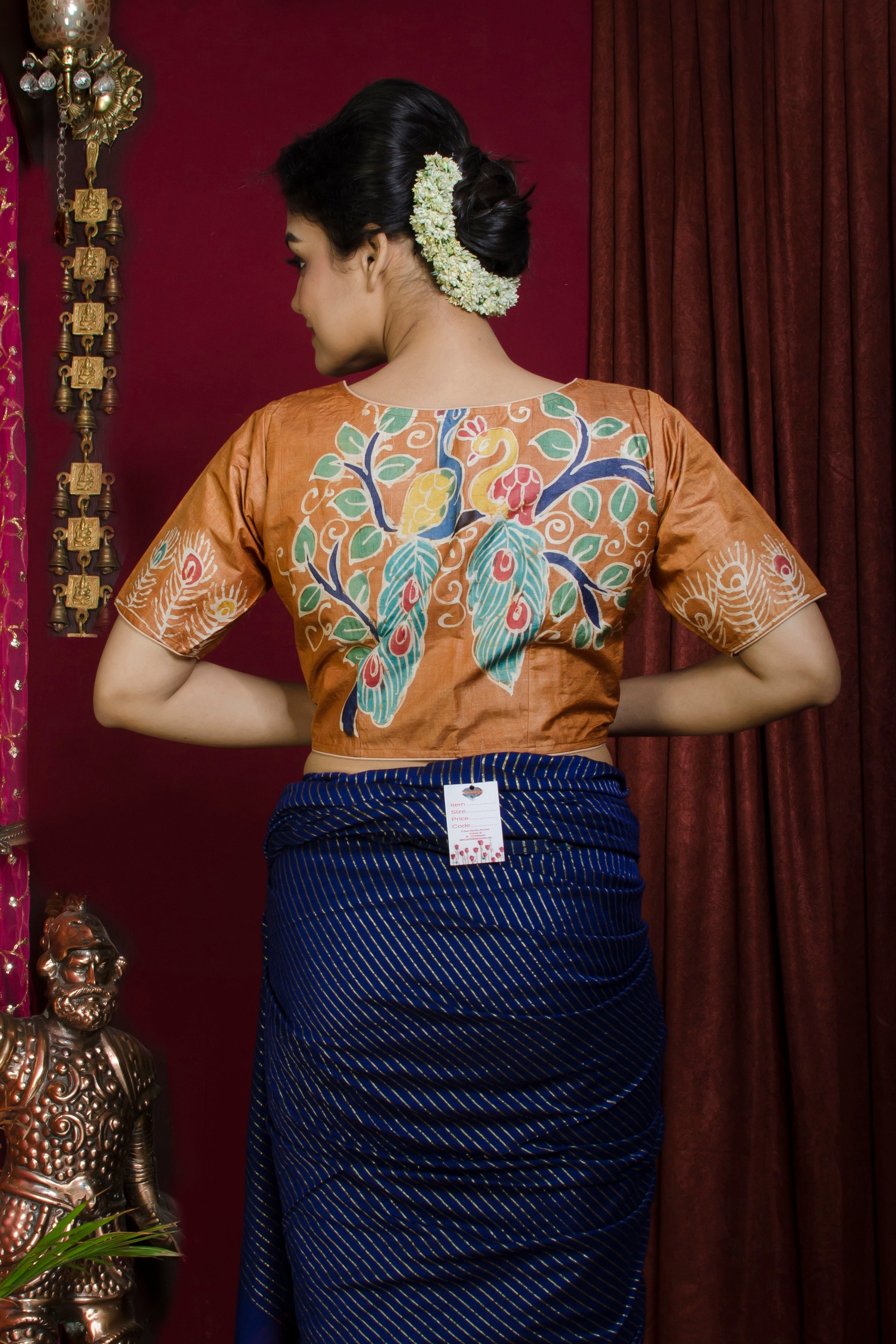 Tussar Hand Batik Blouse SN20227310