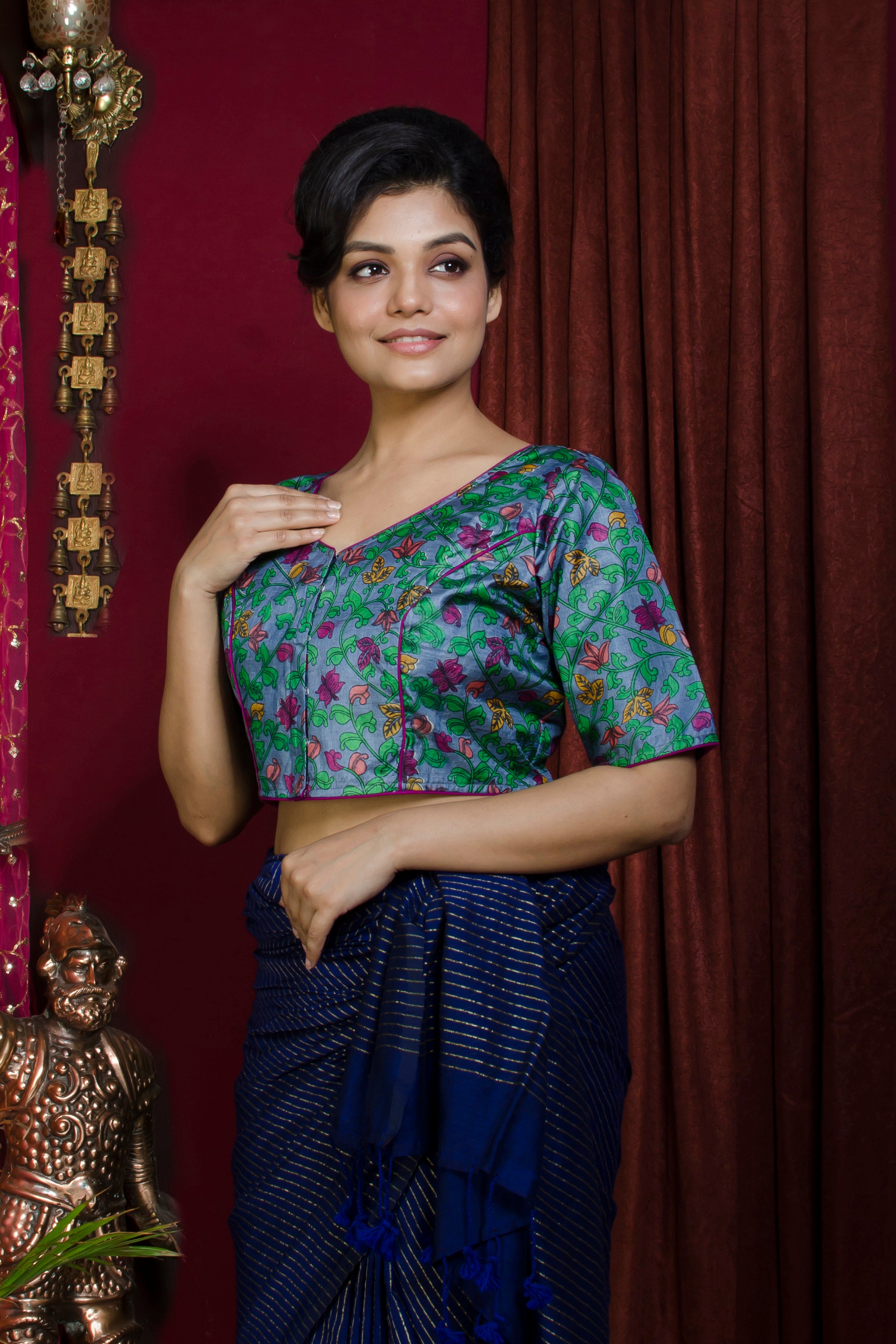 Tussar Kalamkari Blouse SN20227307