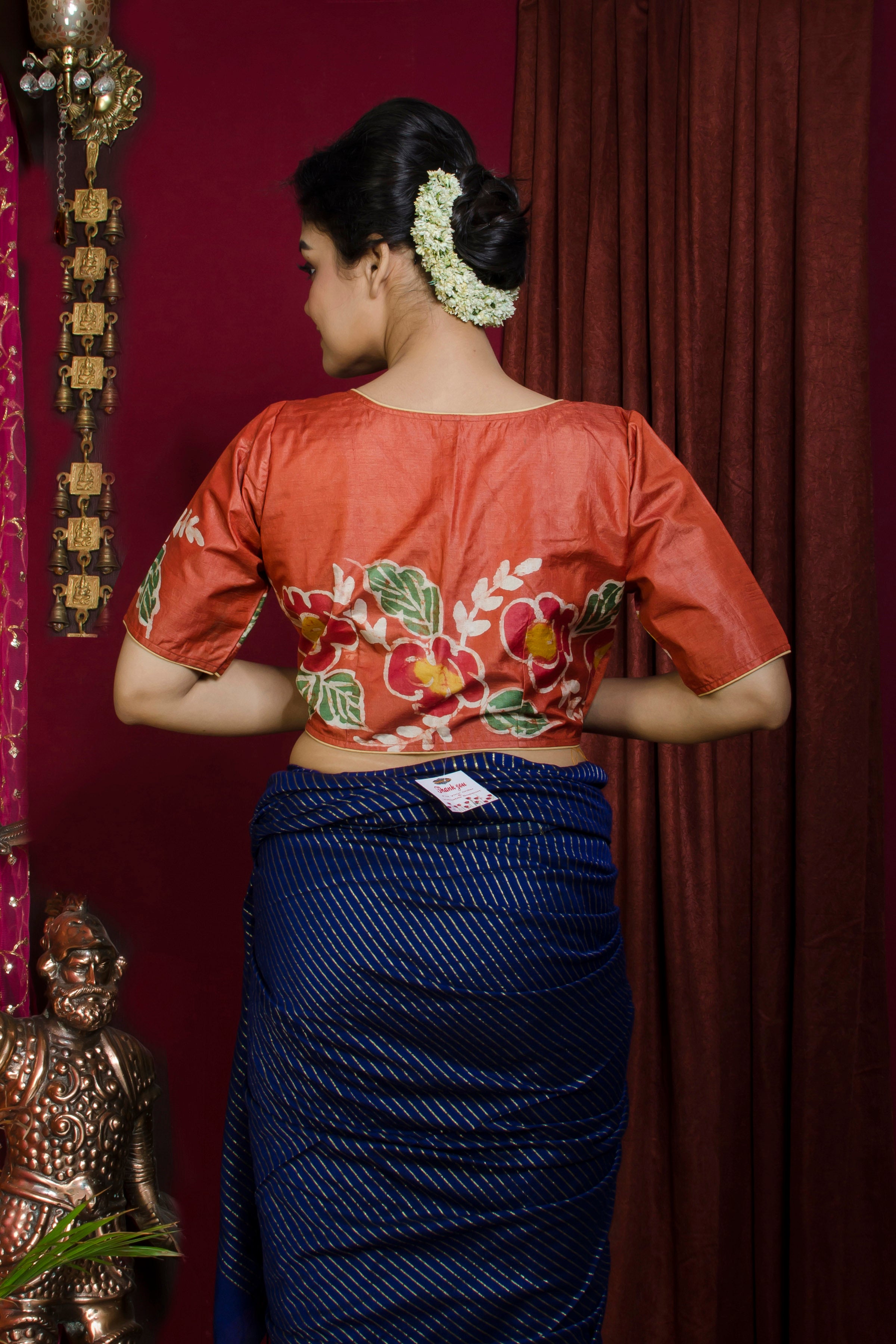 Tussar Hand Batik Blouse SN20227338