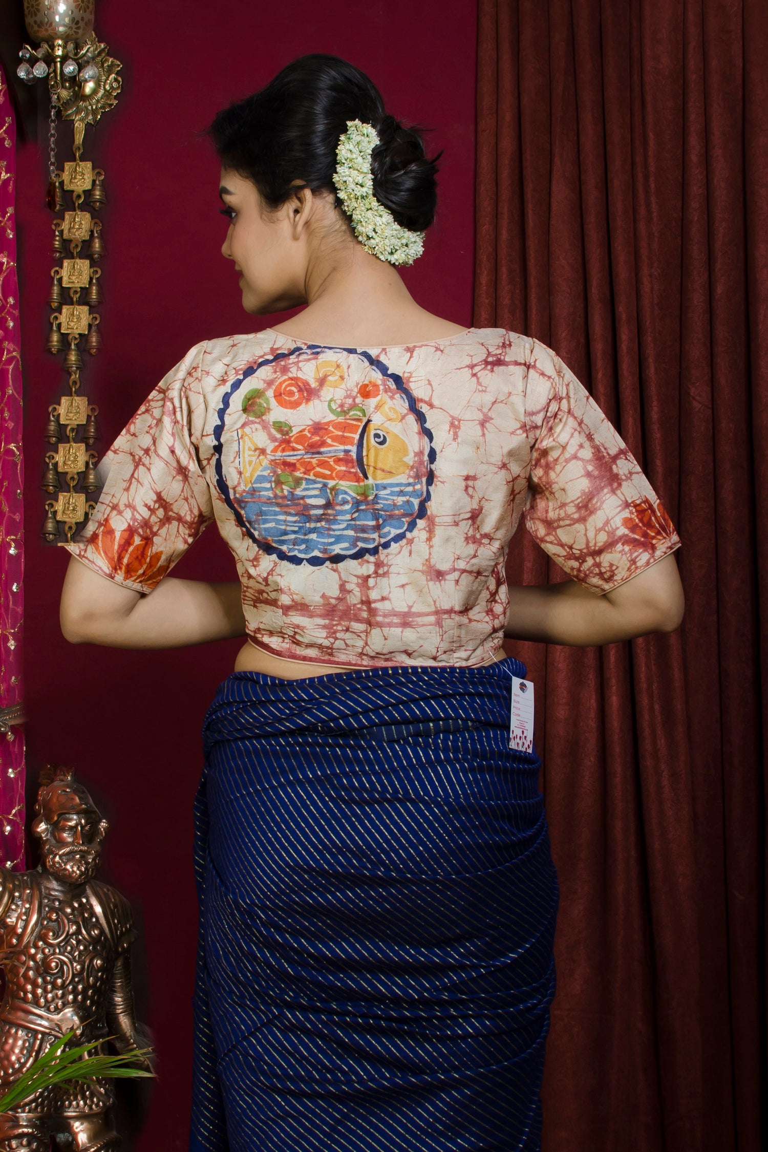 Tussar Hand Batik Blouse SN20227344