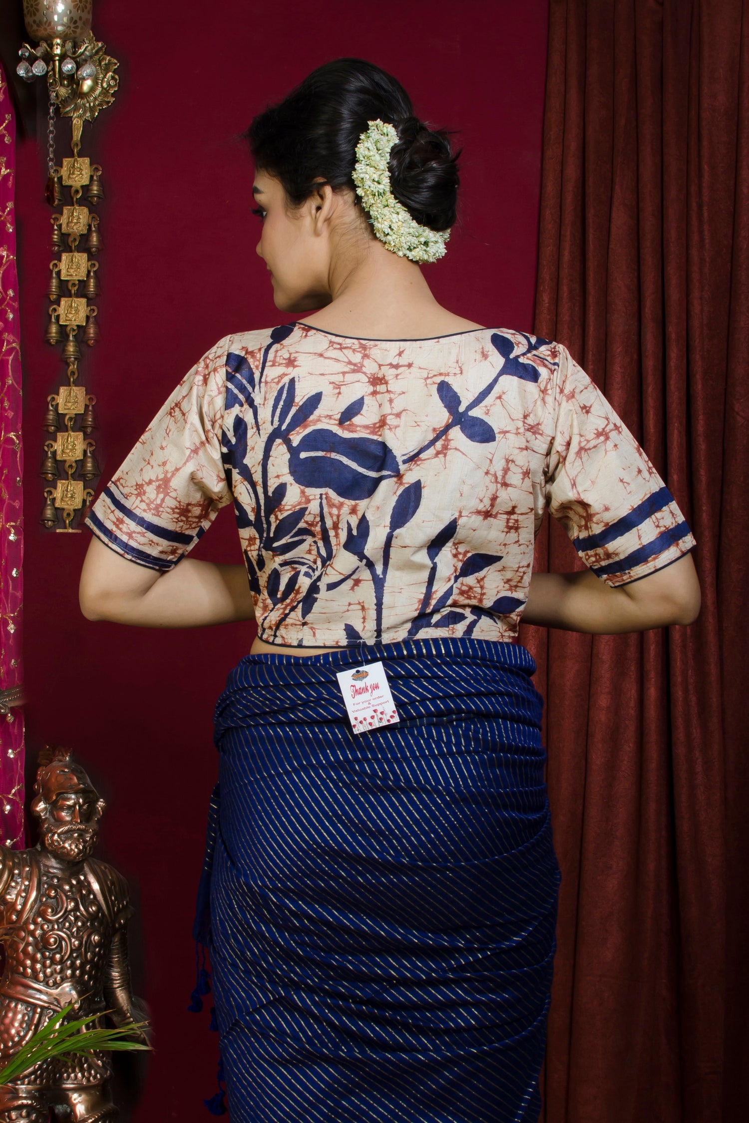 Tussar Hand Batik Blouse SN20227404