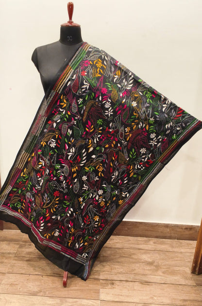 Cotton Kantha Stitch Dupatta SN26KD180