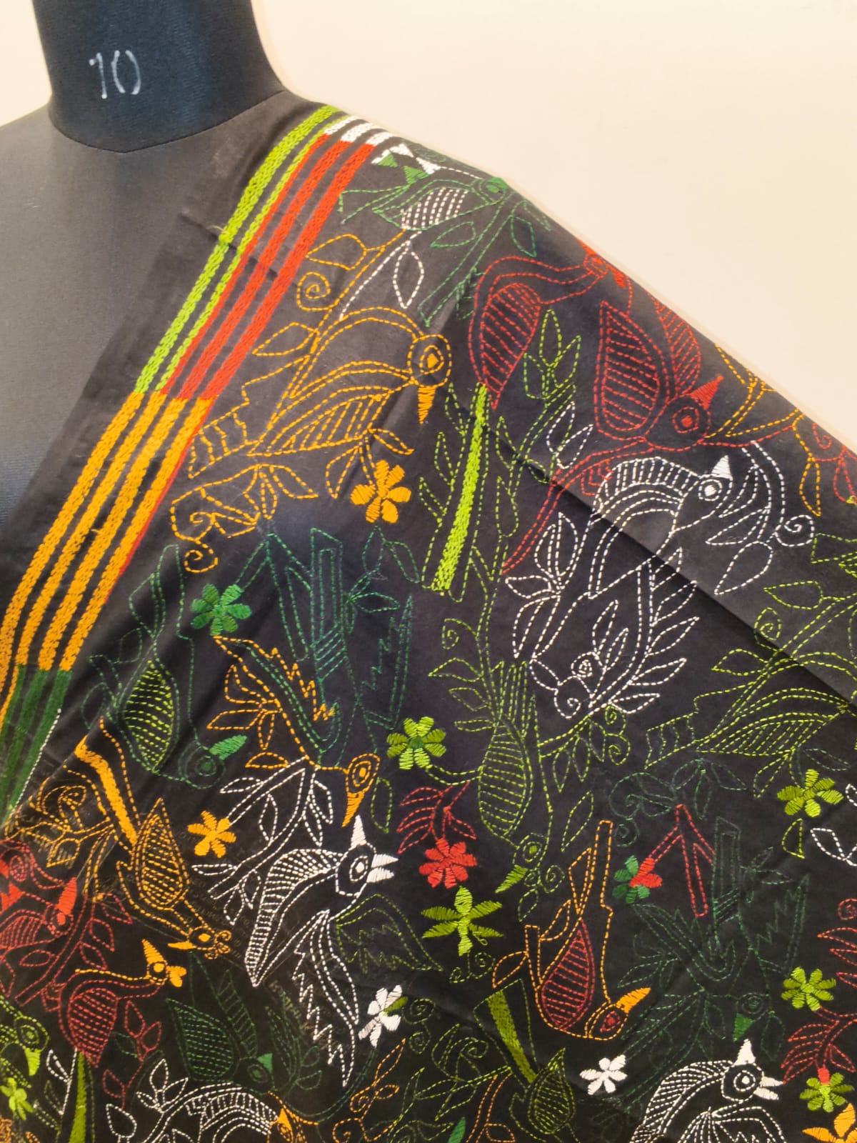 Cotton Kantha Stitch Dupatta SN26KD181