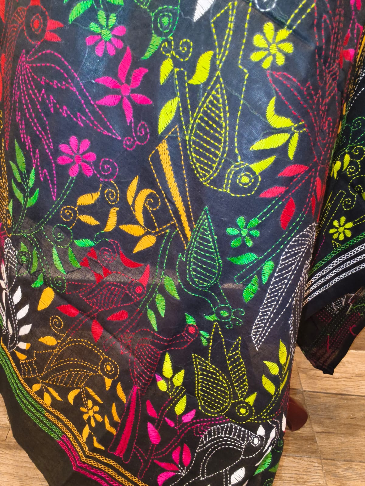 Cotton Kantha Stitch Dupatta SN26KD183