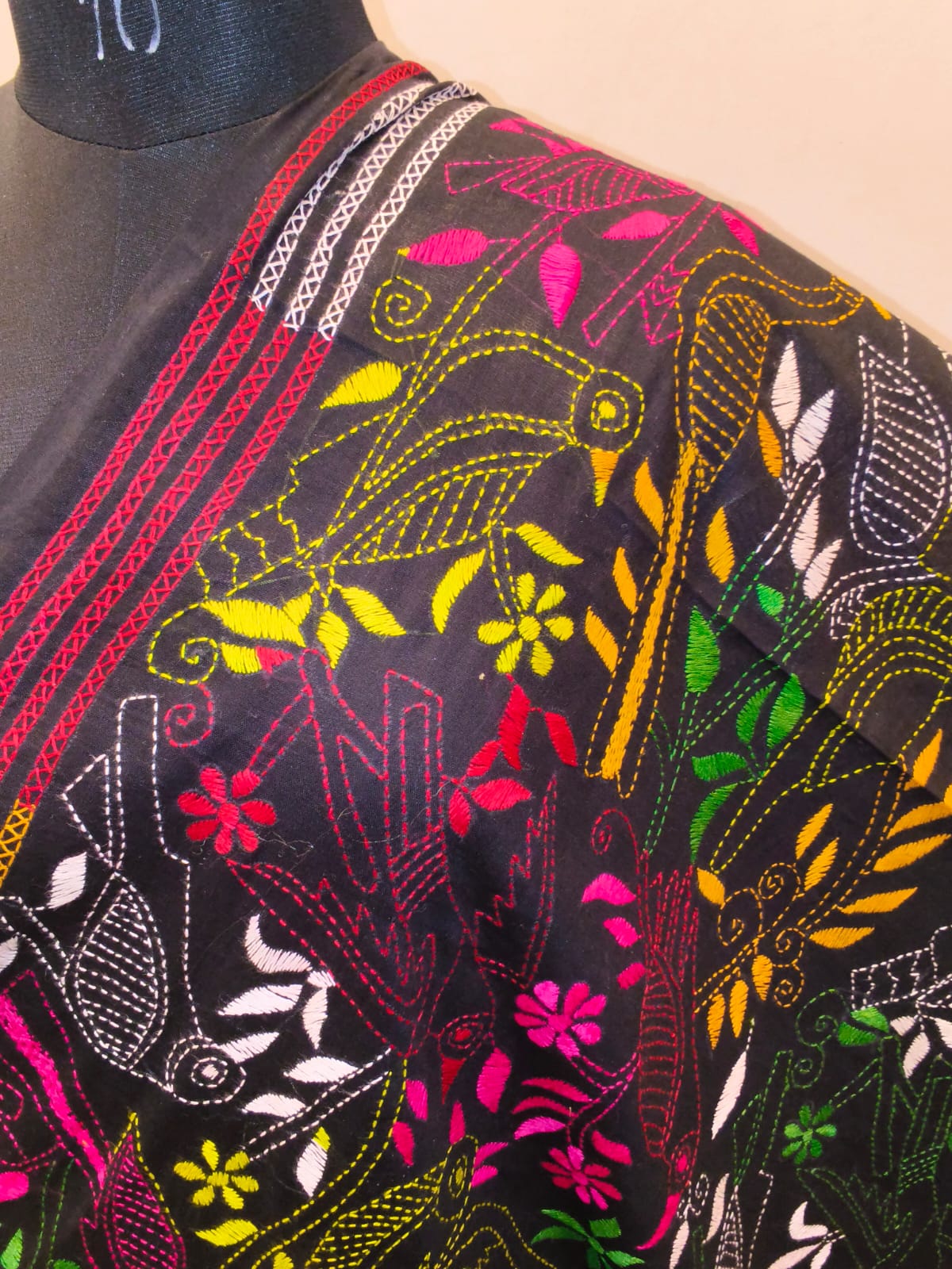 Cotton Kantha Stitch Dupatta SN26KD183