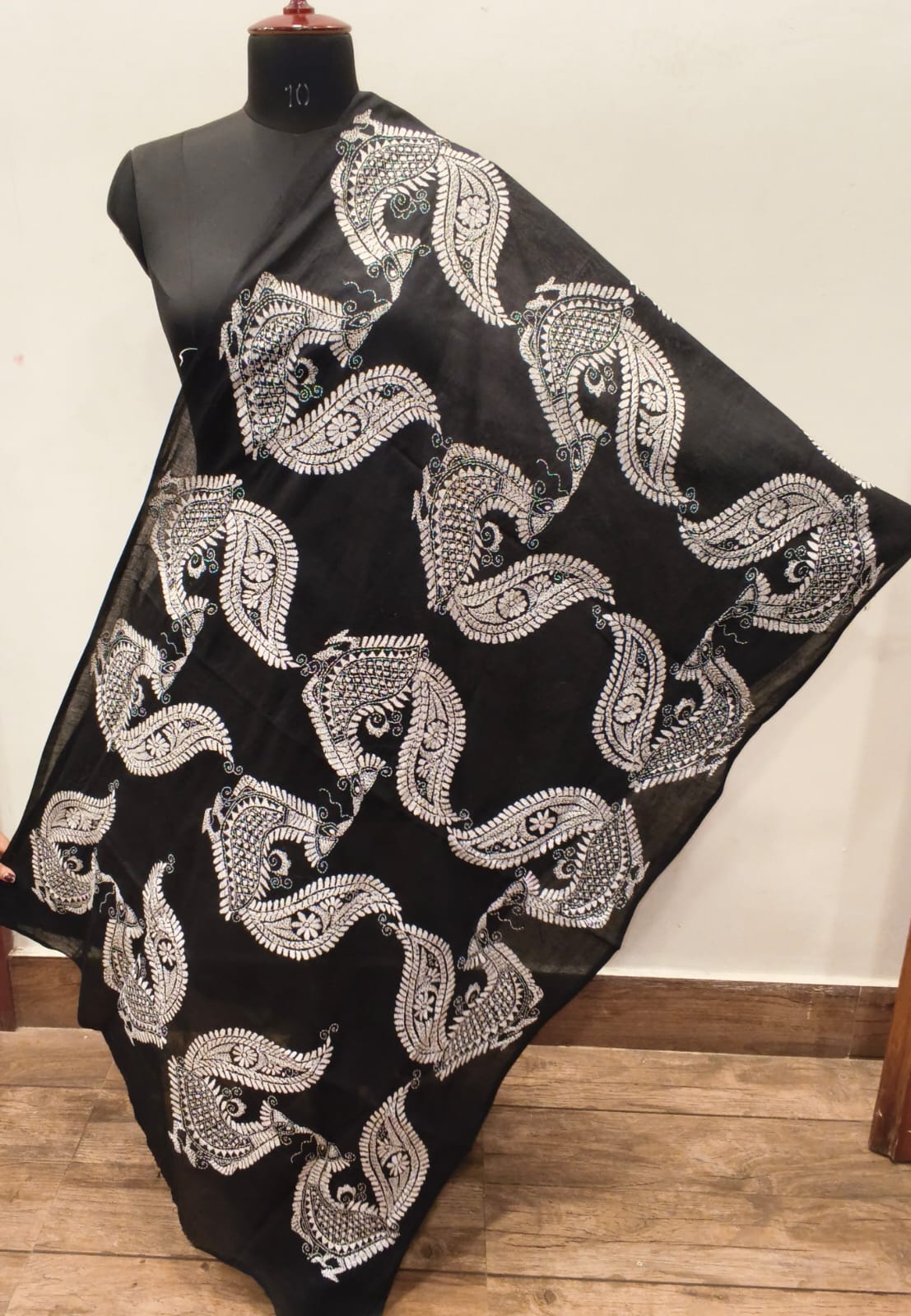 Cotton Kantha Stitch Dupatta SN26KD184