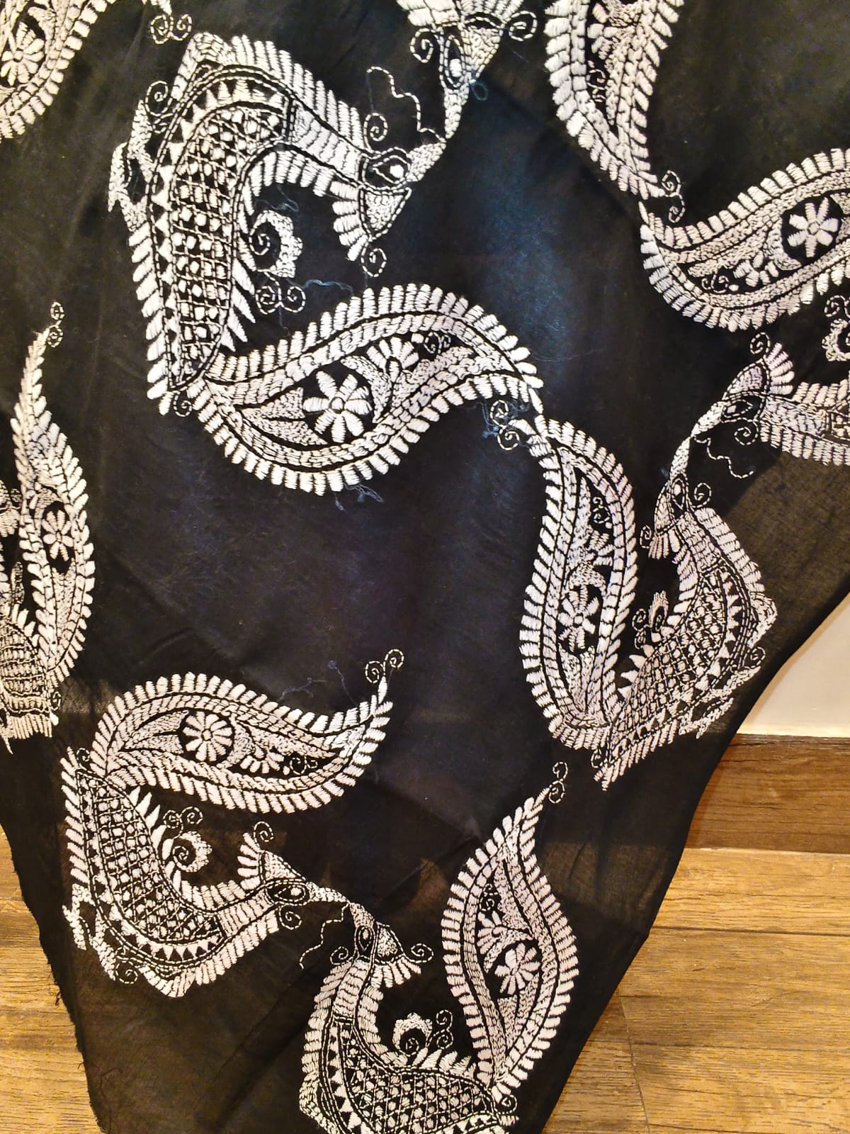 Cotton Kantha Stitch Dupatta SN26KD184