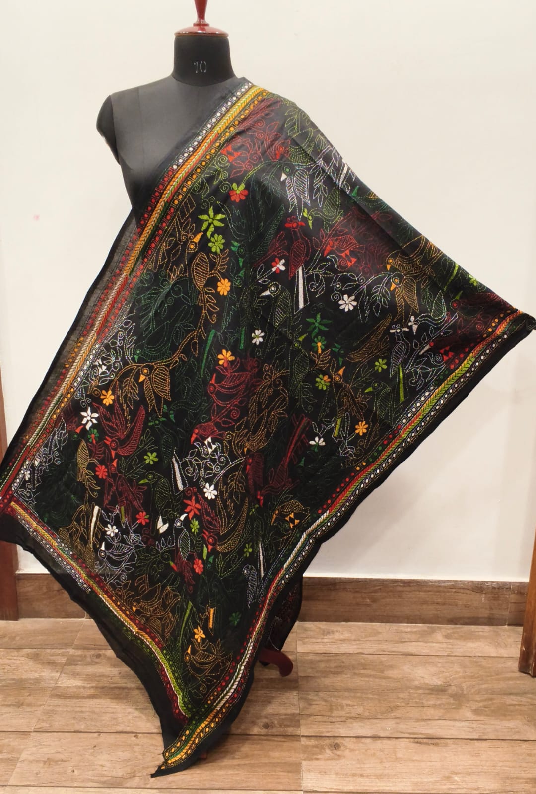 Cotton Kantha Stitch Dupatta SN26KD185