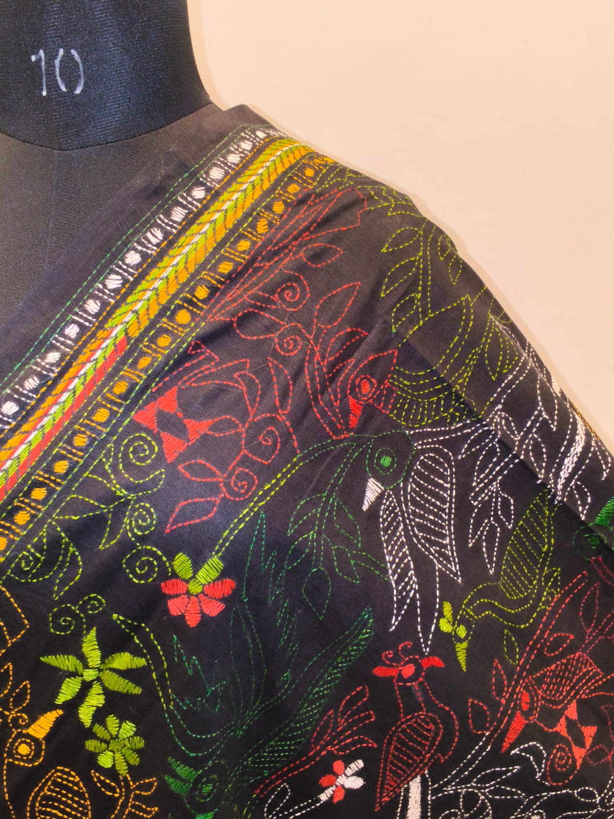 Cotton Kantha Stitch Dupatta SN26KD185
