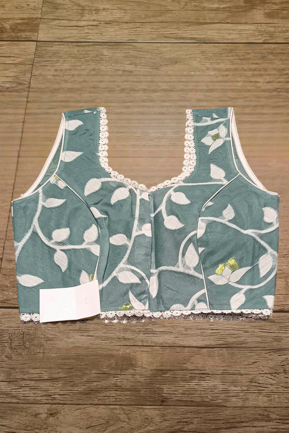 Sleeveless Rasham Jamdani Blouse SN2025WP057