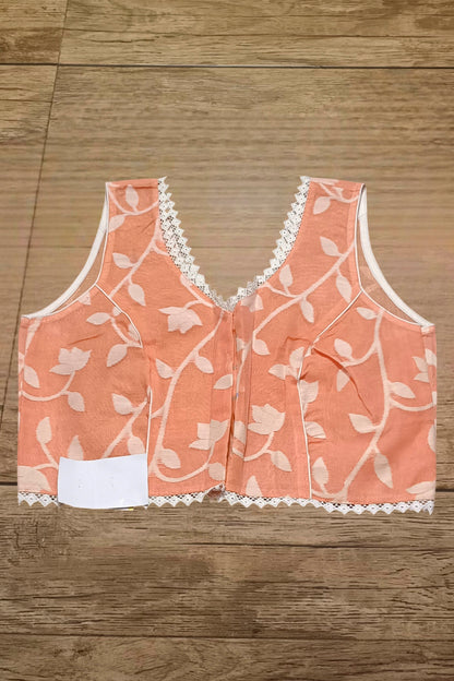 Sleeveless Rasham Jamdani Blouse SN2025WP061