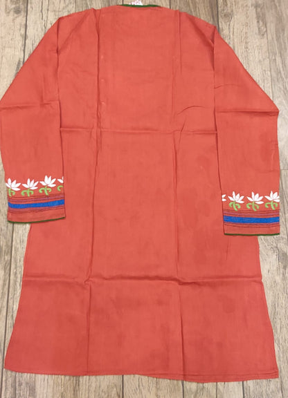 Cotton Kantha Stitch (Hand Embroidery) Panjabi SN2023WPCK62