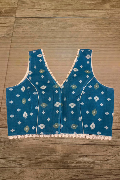 Sleeveless Rasham Jamdani Blouse SN2026WP073